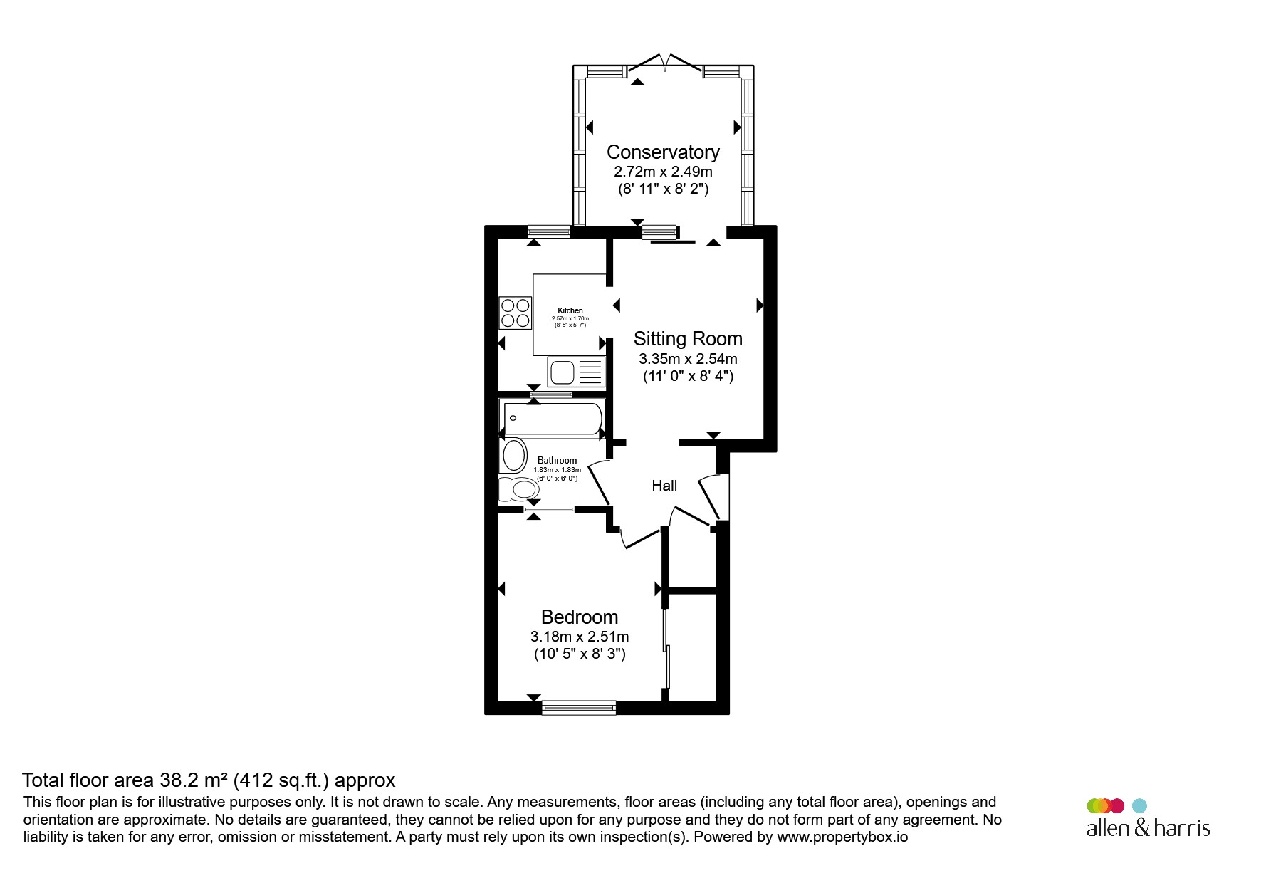 36, Warwick Close, Chippenham floorplan