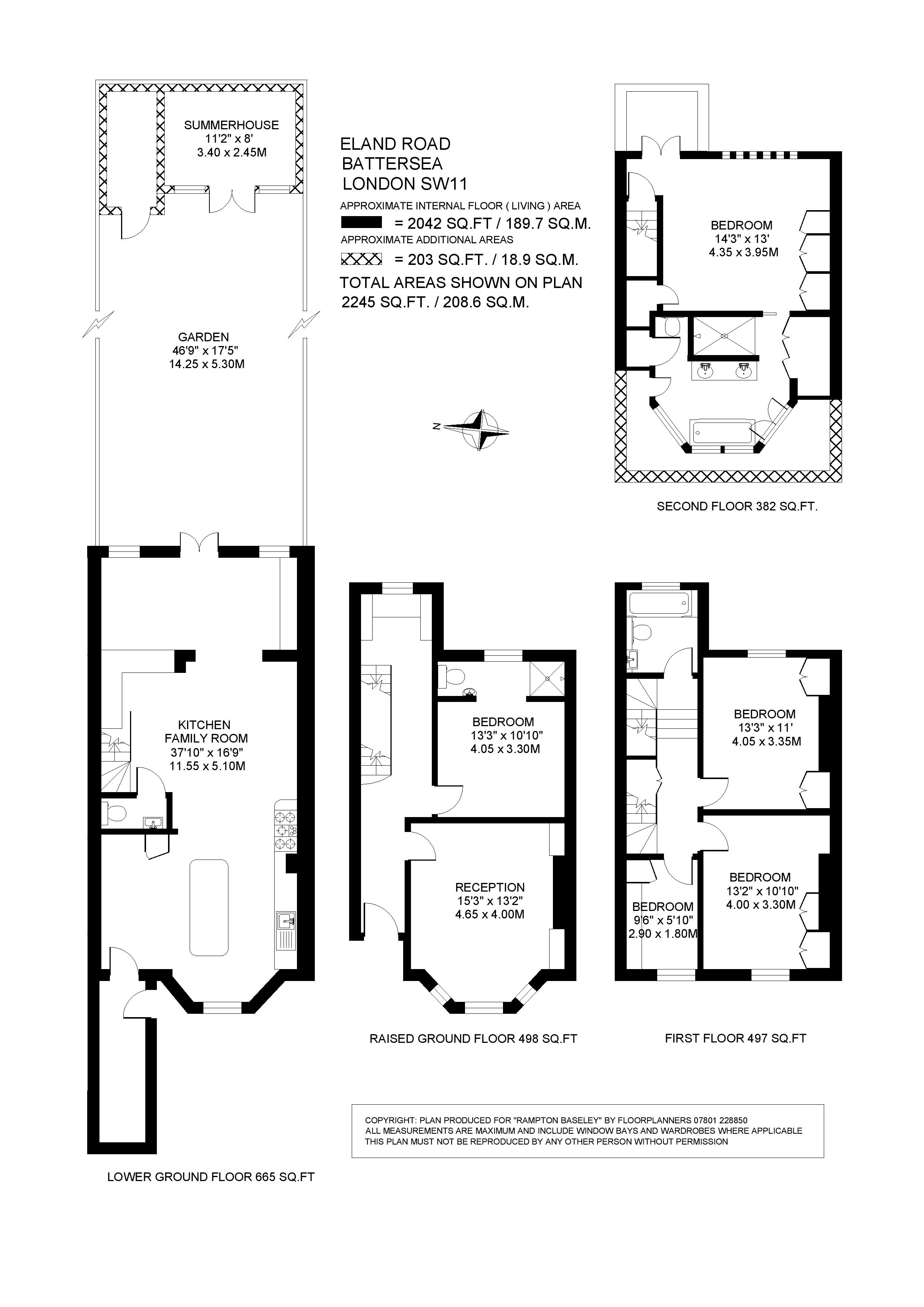 32, Eland Road, London floorplan