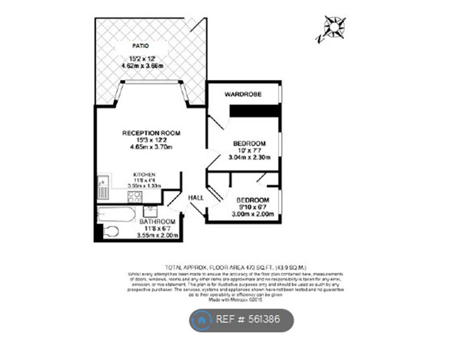 2 Bedrooms Flat to rent in Cavendish Road, London NW6