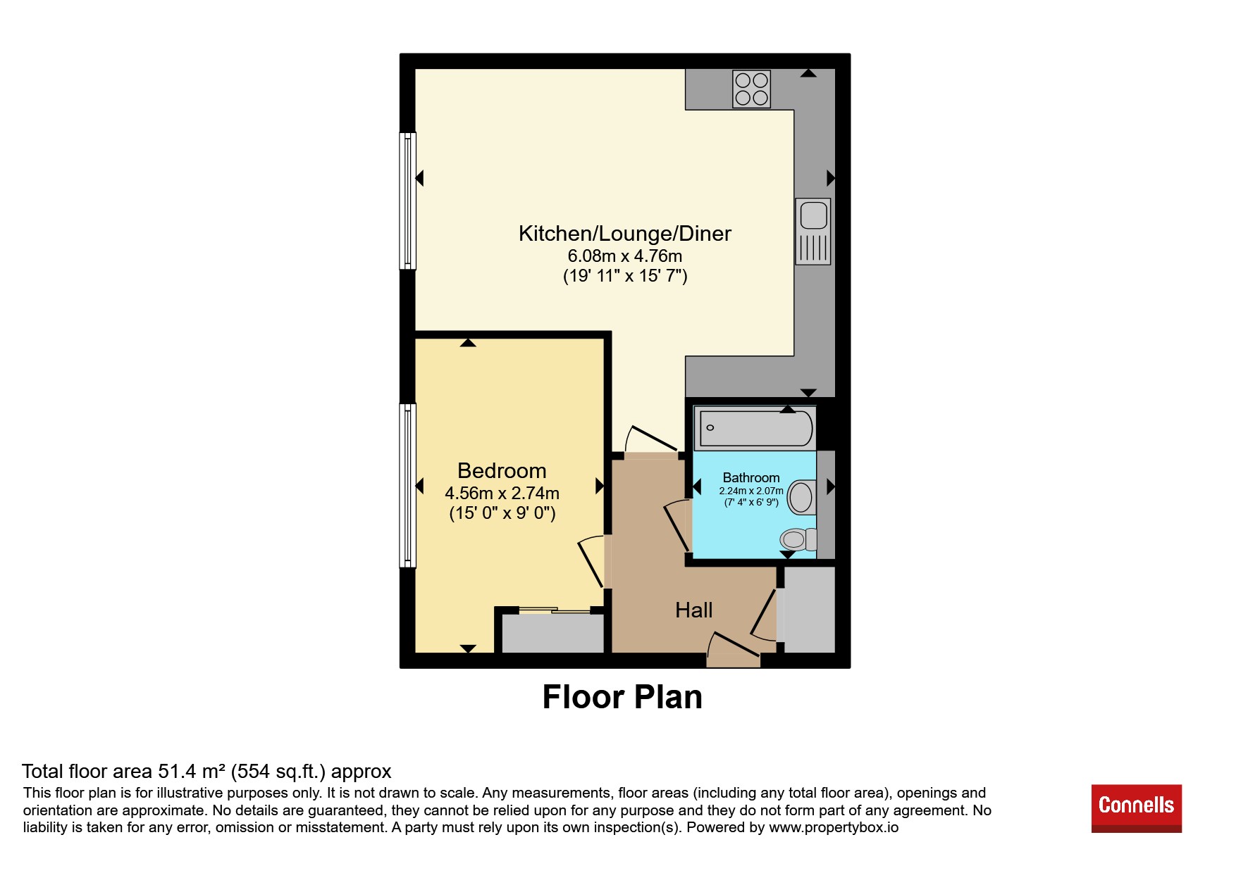 3, Arbury Place, Baldock floorplan