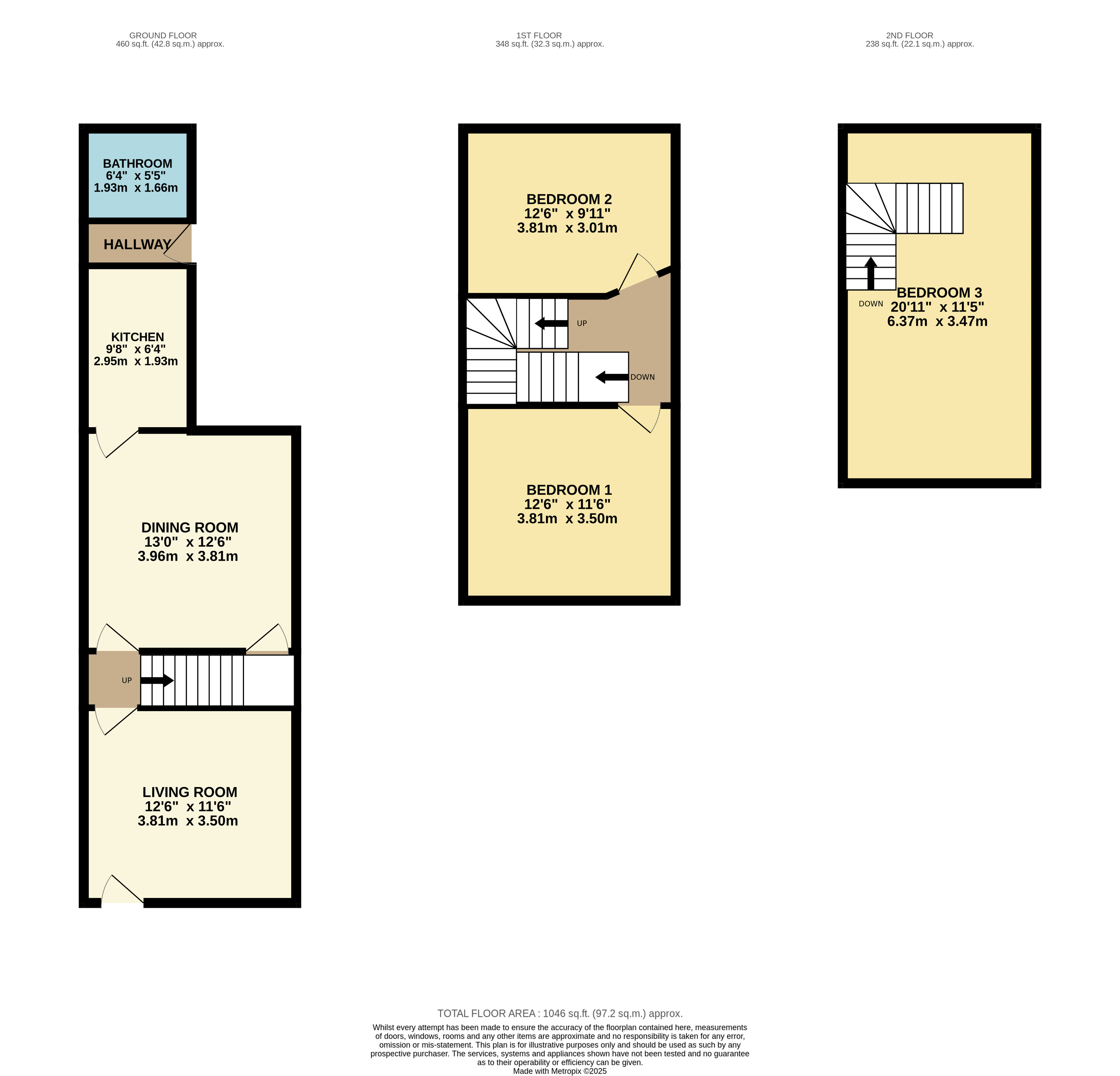 112, King Street, Worksop floorplan