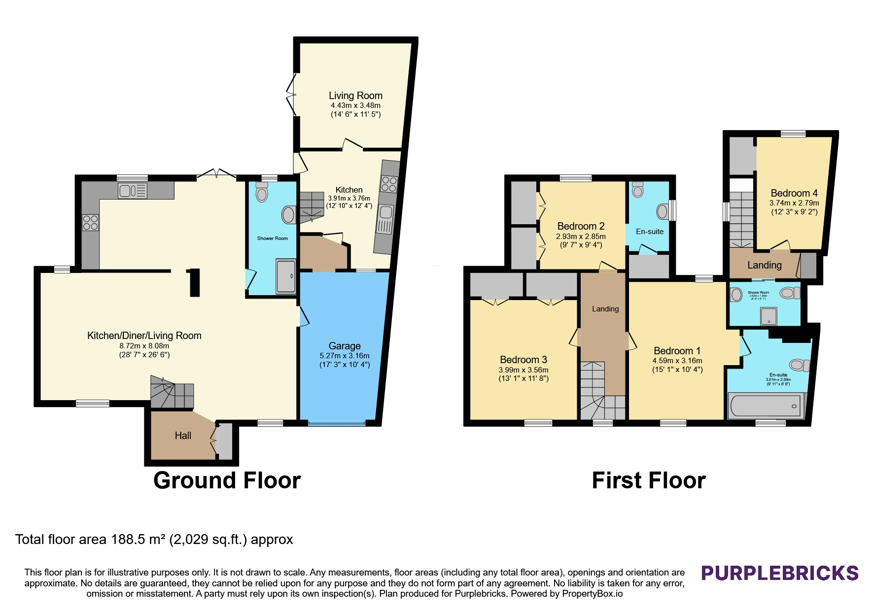 1, Ragley Drive, Birmingham floorplan