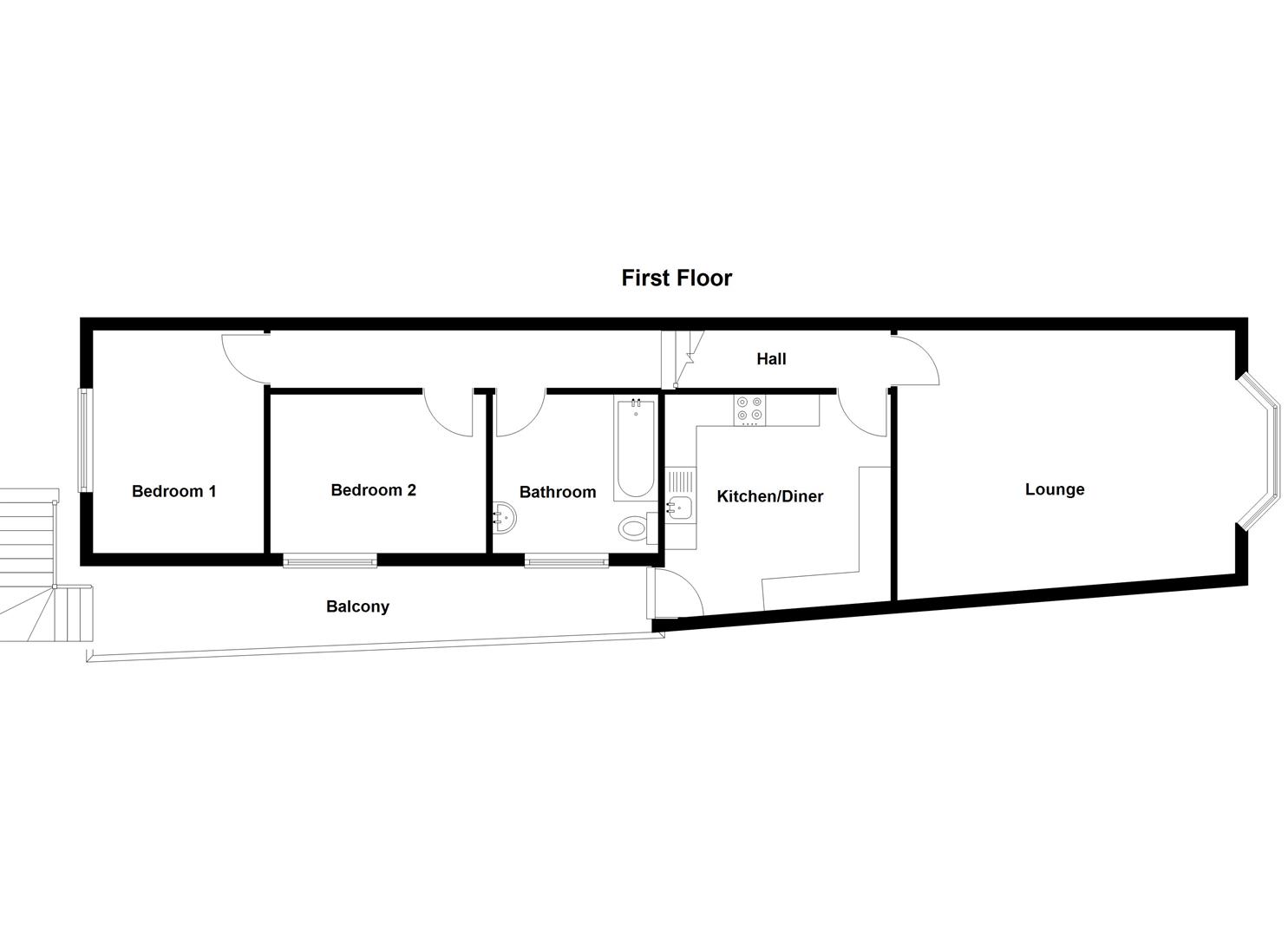 44a, Regent Street, Shanklin floorplan
