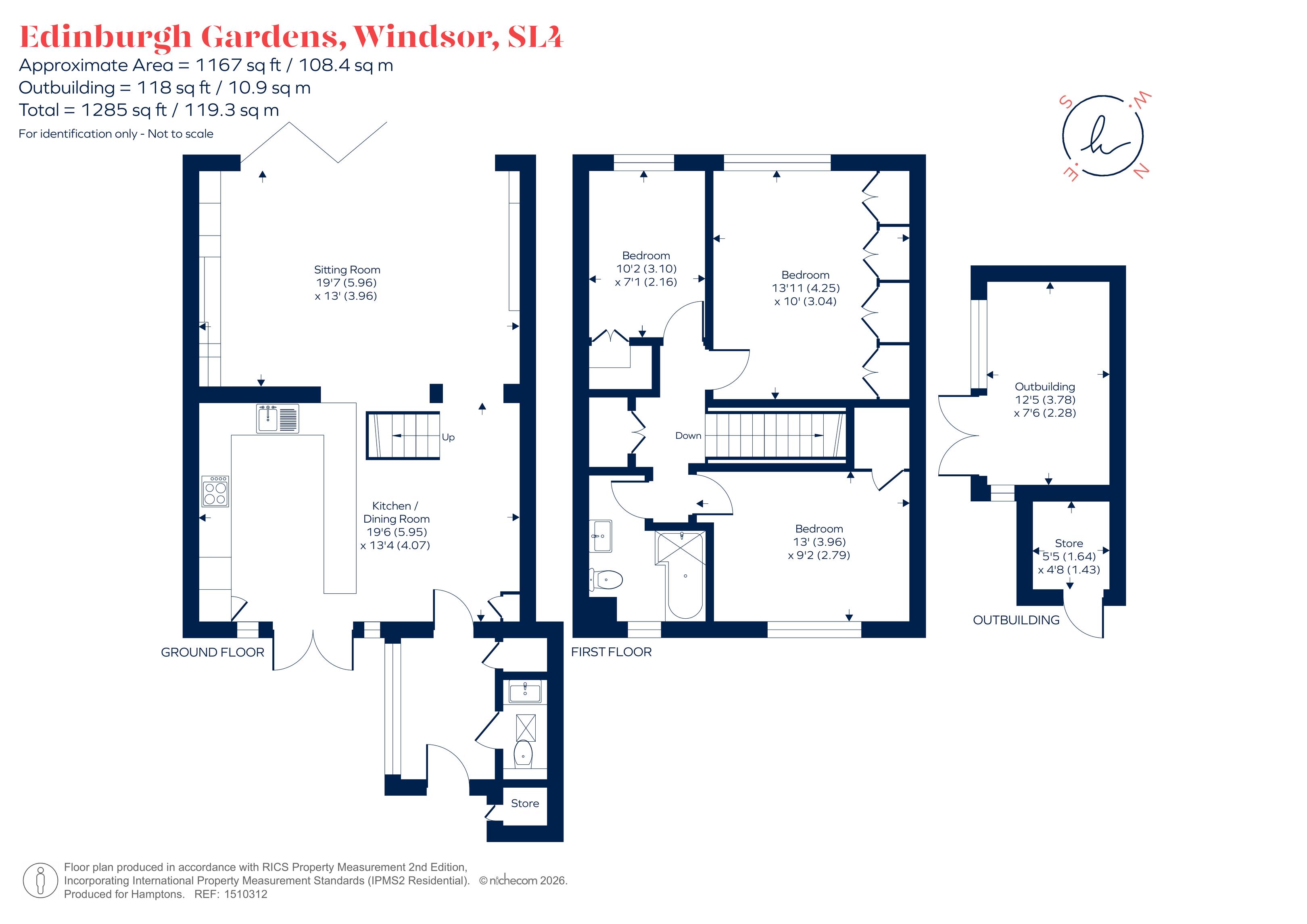 40, Edinburgh Gardens, Windsor floorplan