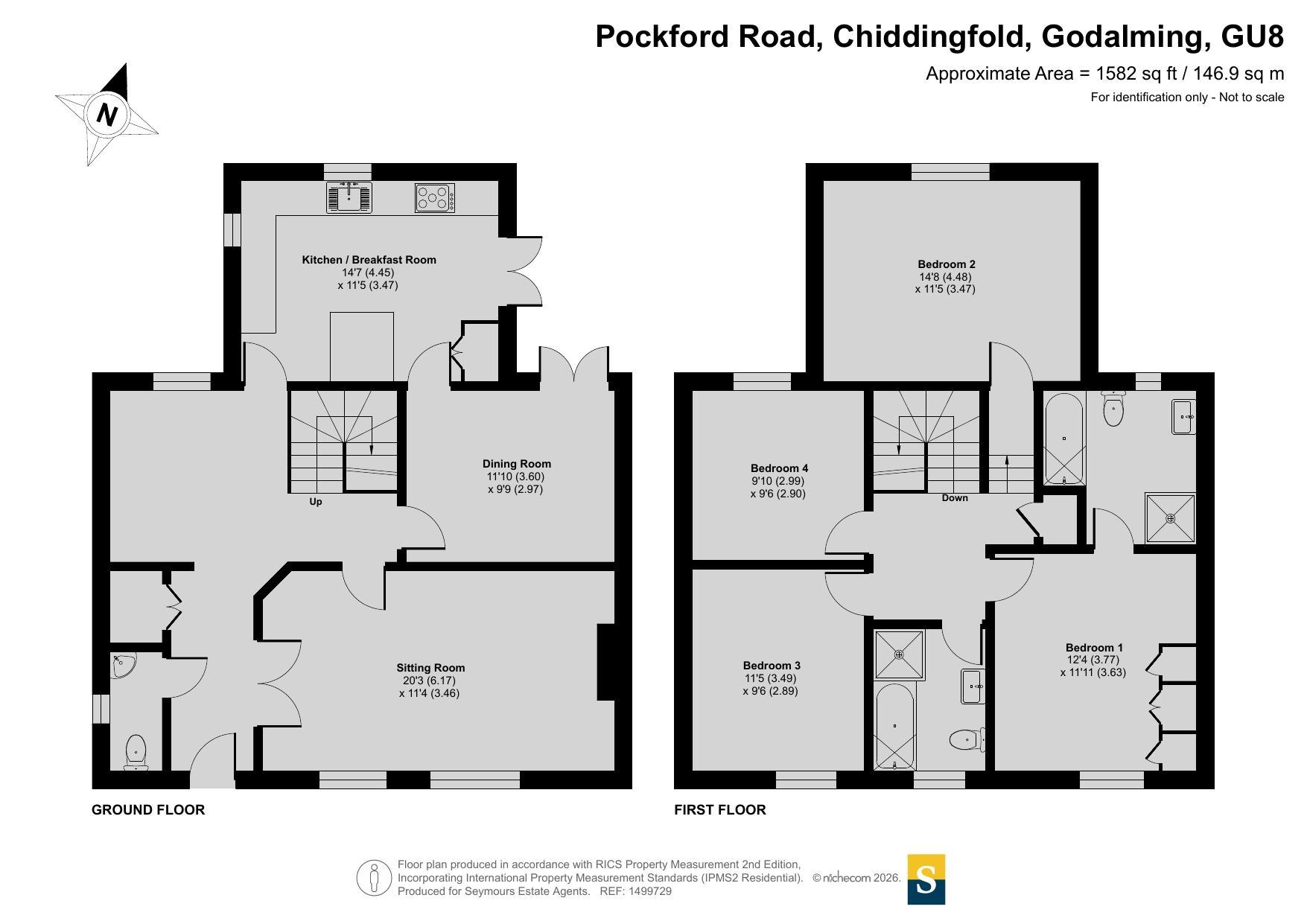 Codling Cottage,, Pockford Road, Godalming floorplan