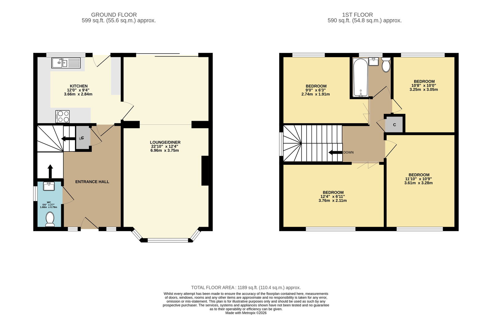 63, Admirals Walk, Sheerness floorplan