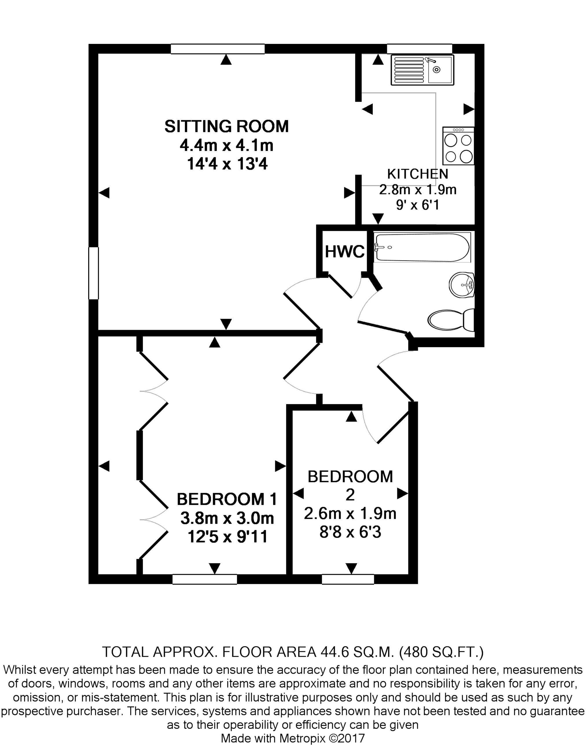 report zoopla sales bed in Worcester Gardens, flat Slough SL1 sale 2 for