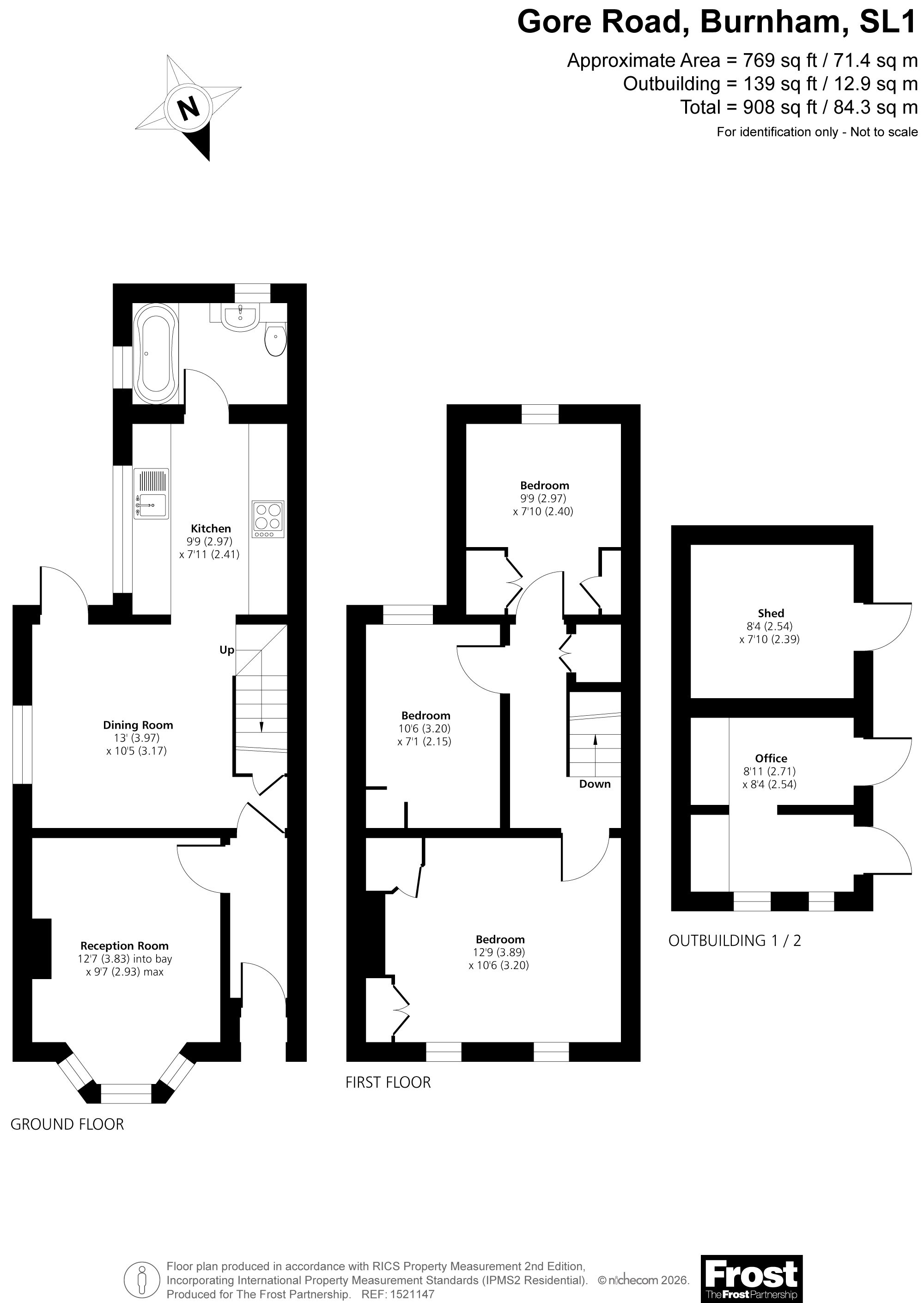 31, Gore Road, Burnham floorplan