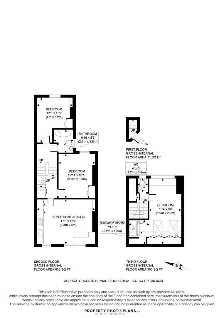 73c, Saltram Crescent, Maida Vale floorplan