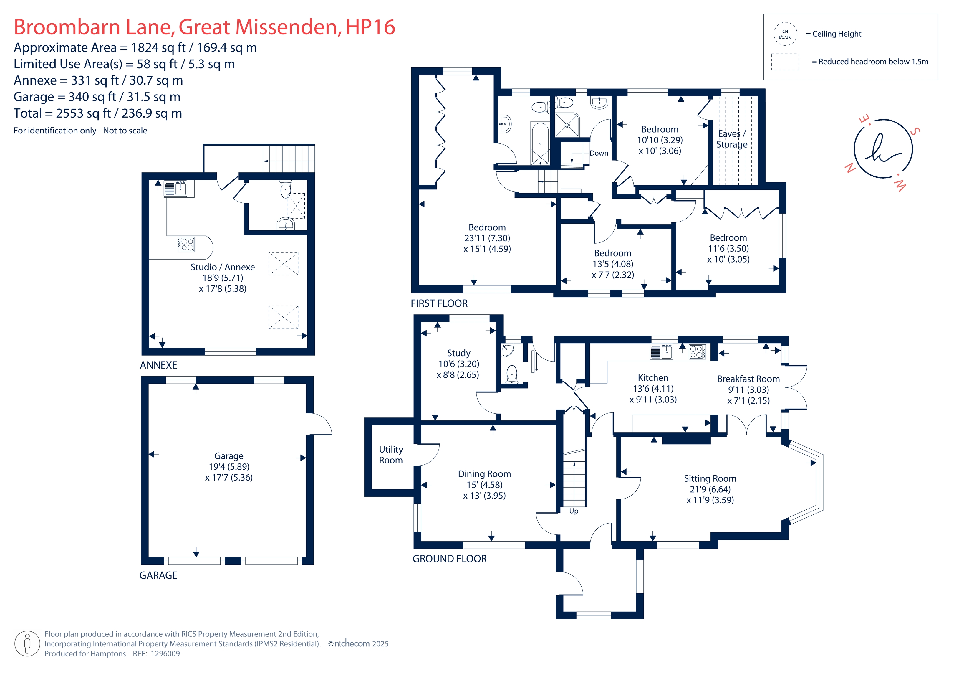 Broombarn, Broombarn Lane, Great Missenden floorplan