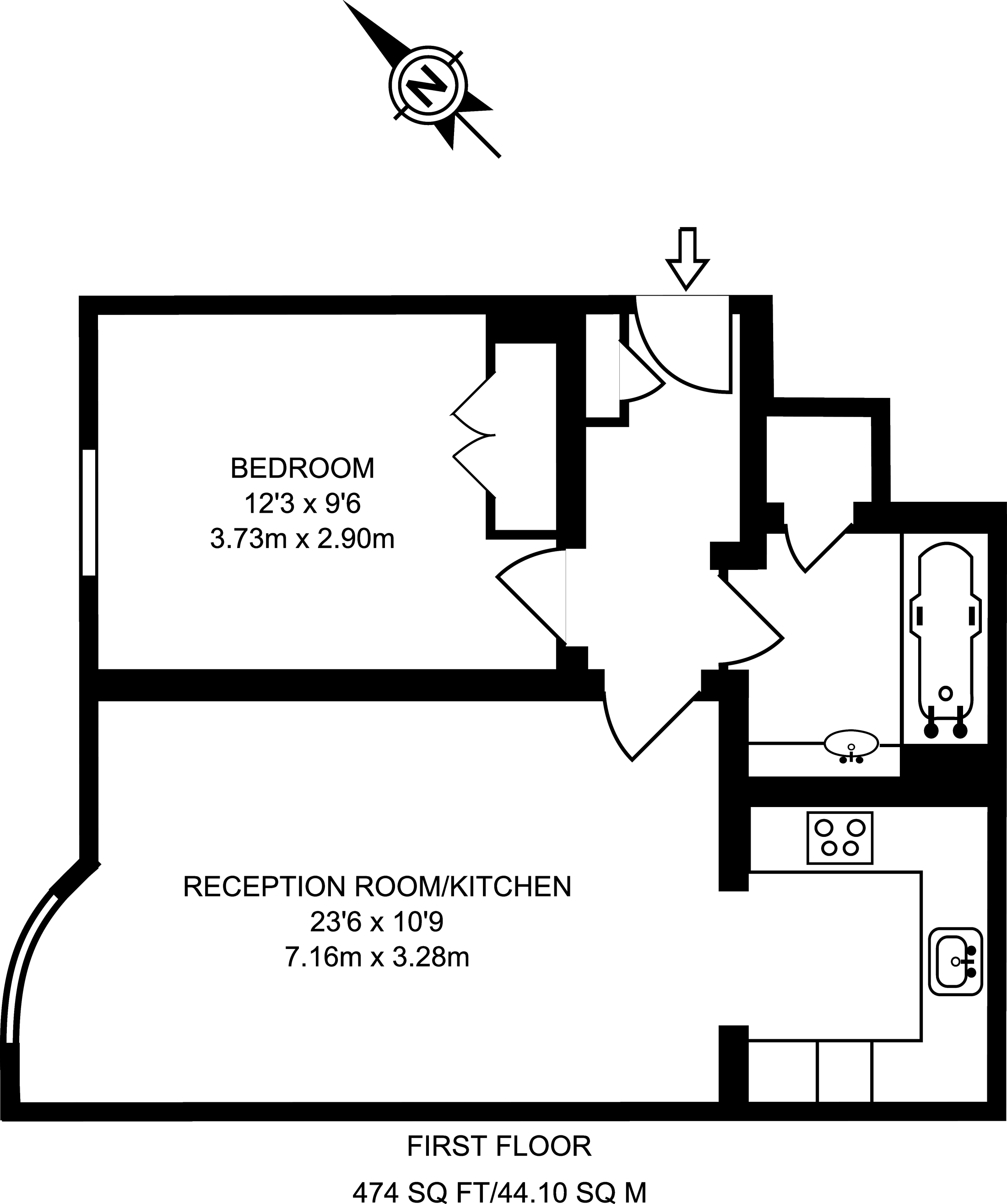 1 Bedrooms Flat to rent in Lisson Grove, St John's Wood NW8