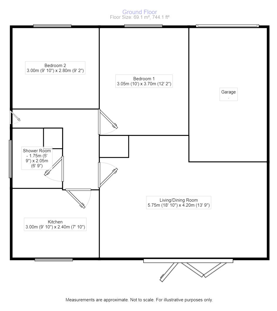 2 Bedrooms Bungalow for sale in Mortimer Road, Eastbourne BN22