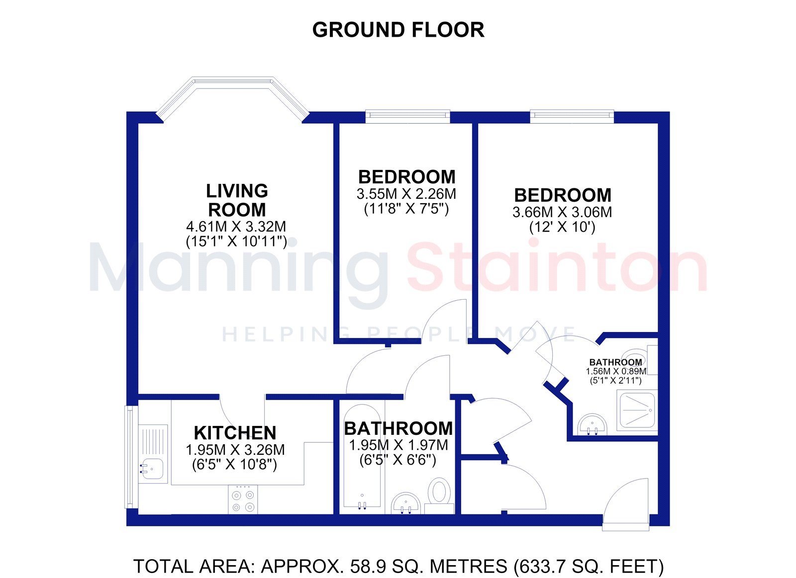 Pavilion Gardens, Pudsey floorplan