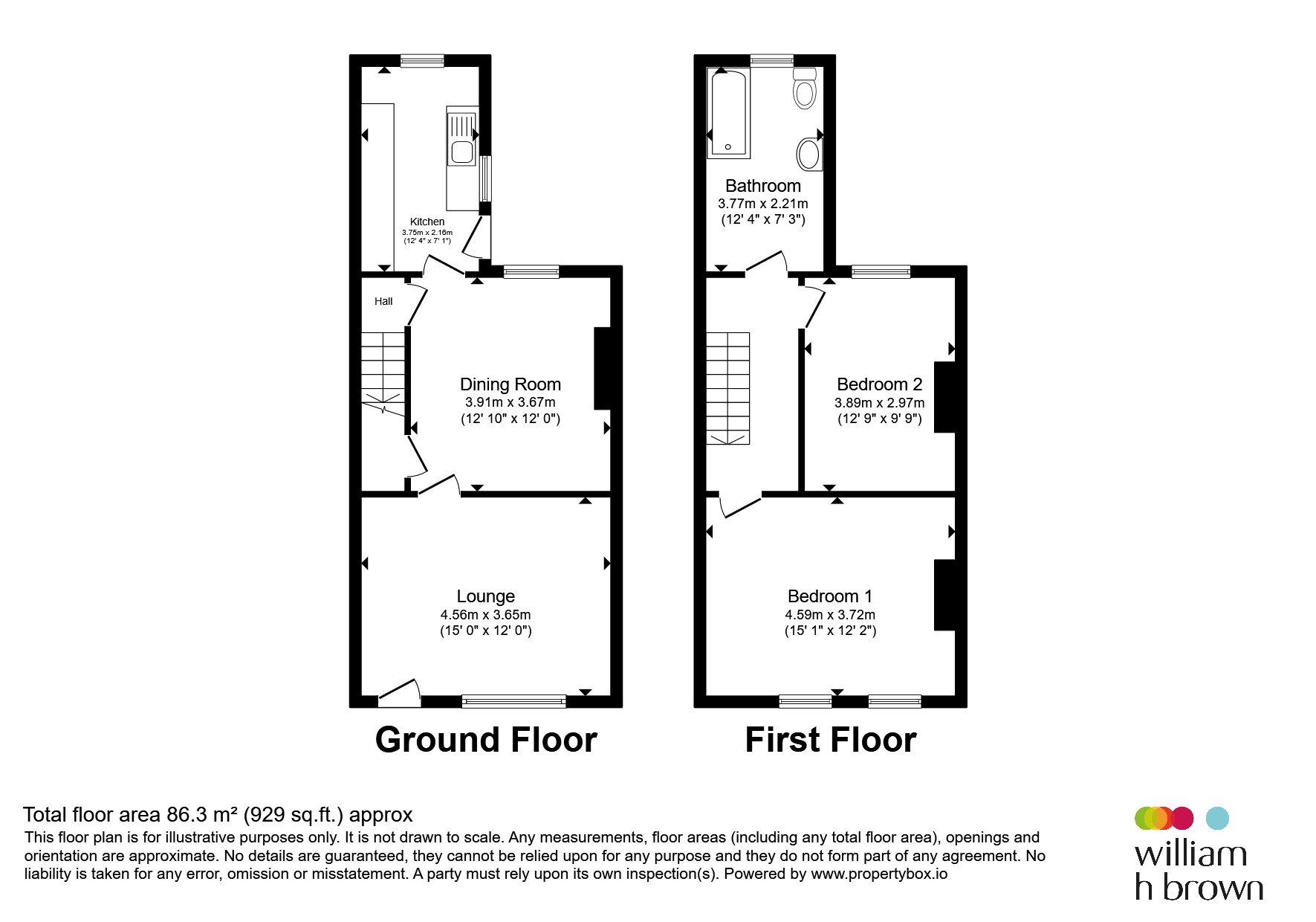 59, East Lane, Doncaster floorplan