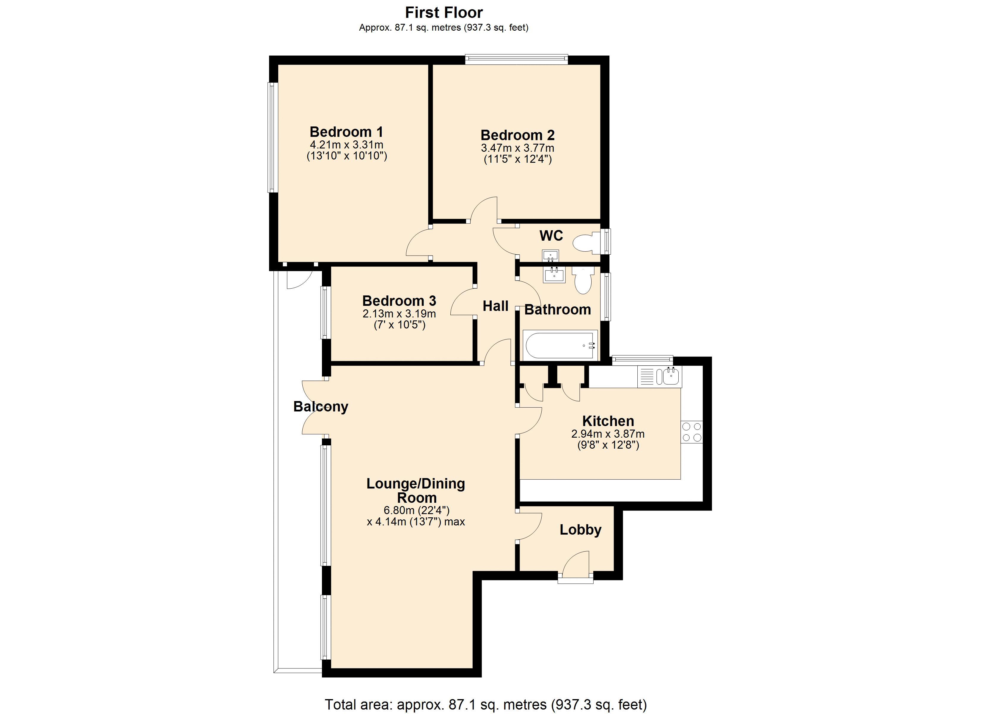 92, Dove Park, Hatch End floorplan