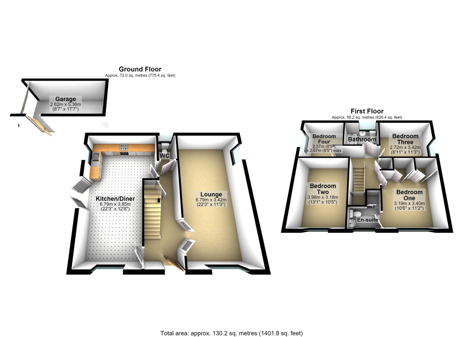 3, Pine Tree Close, Burntwood floorplan
