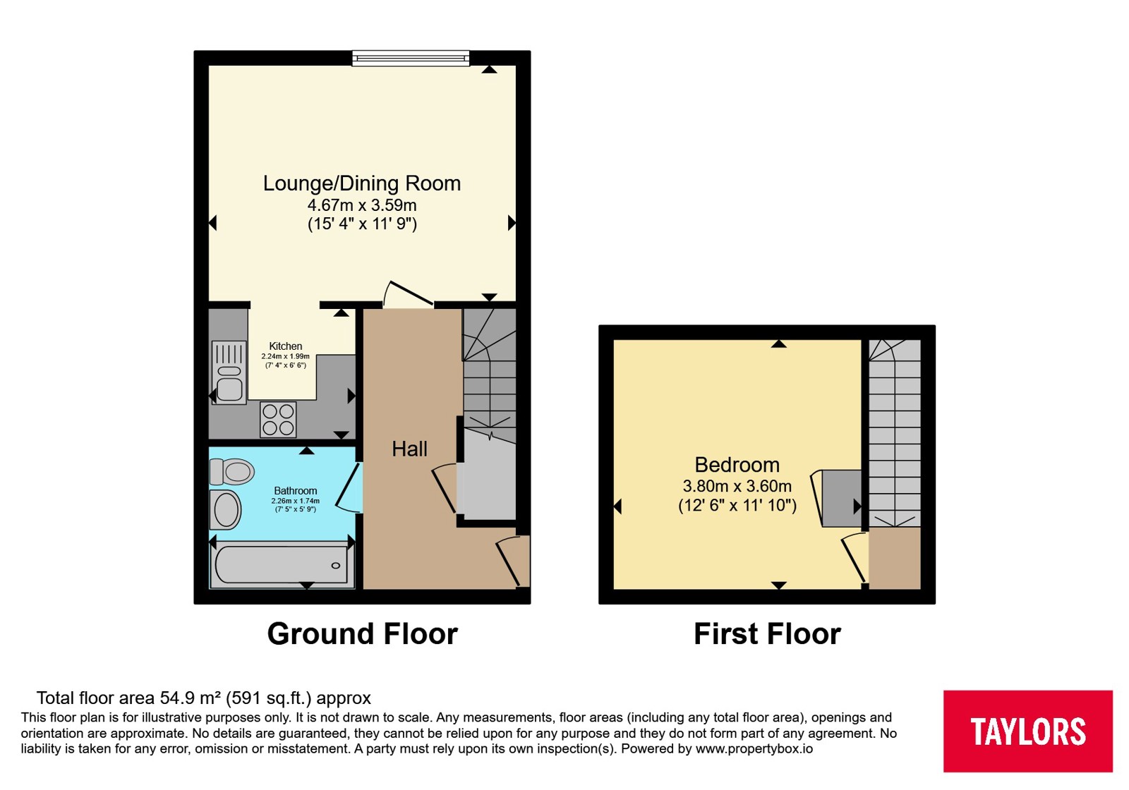 75, Bradman Way, Hertfordshire floorplan