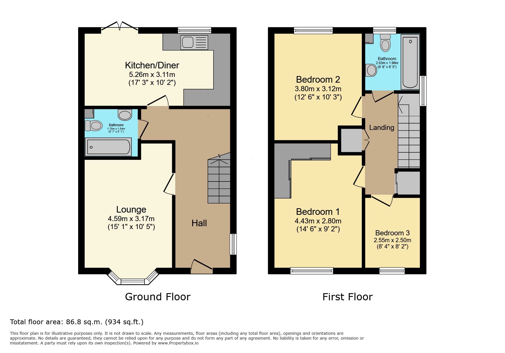 46, Warren Close, Coventry floorplan