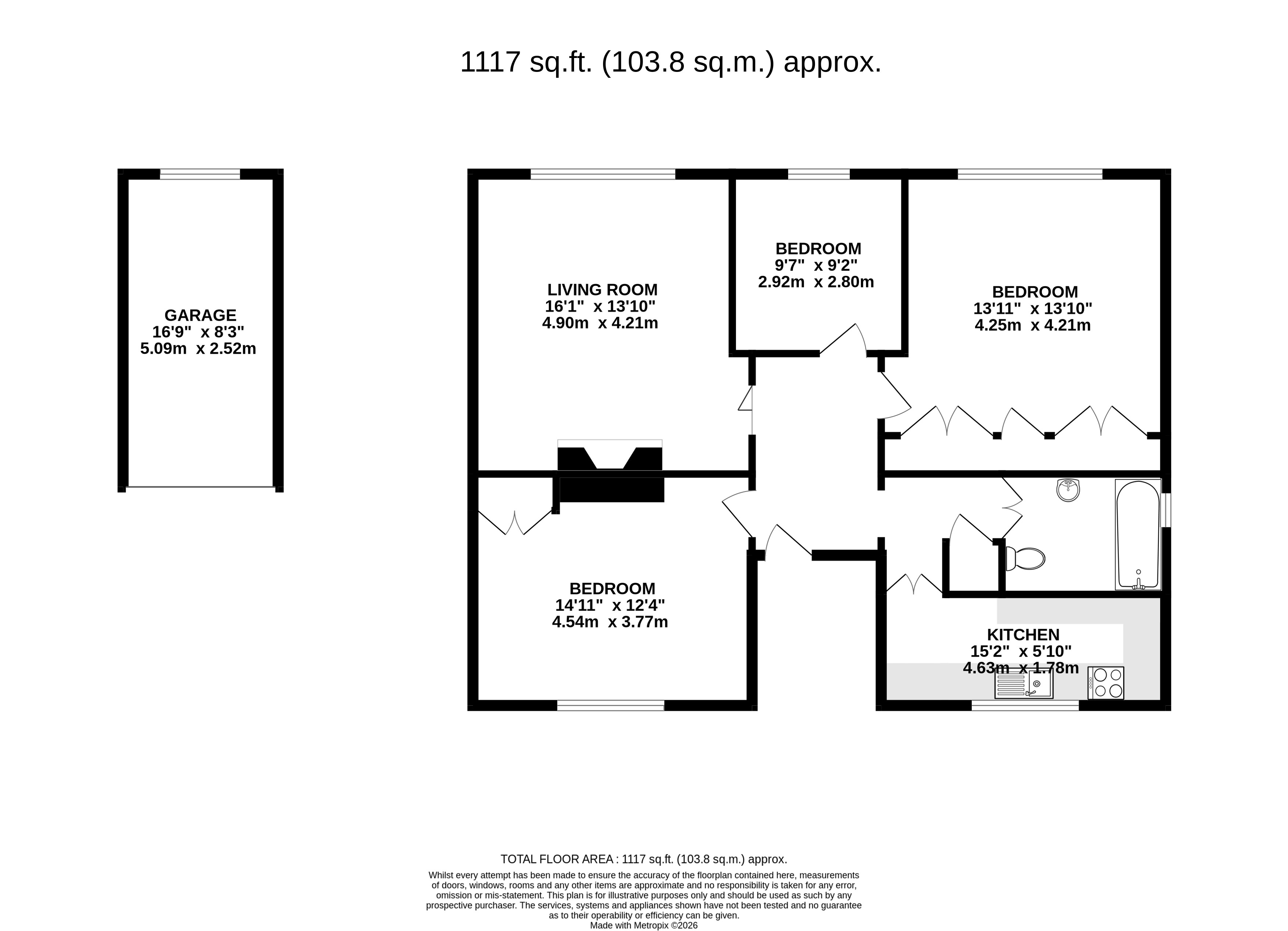 Flat 2, Woodford House,, Cargate Terrace, Hampshire floorplan