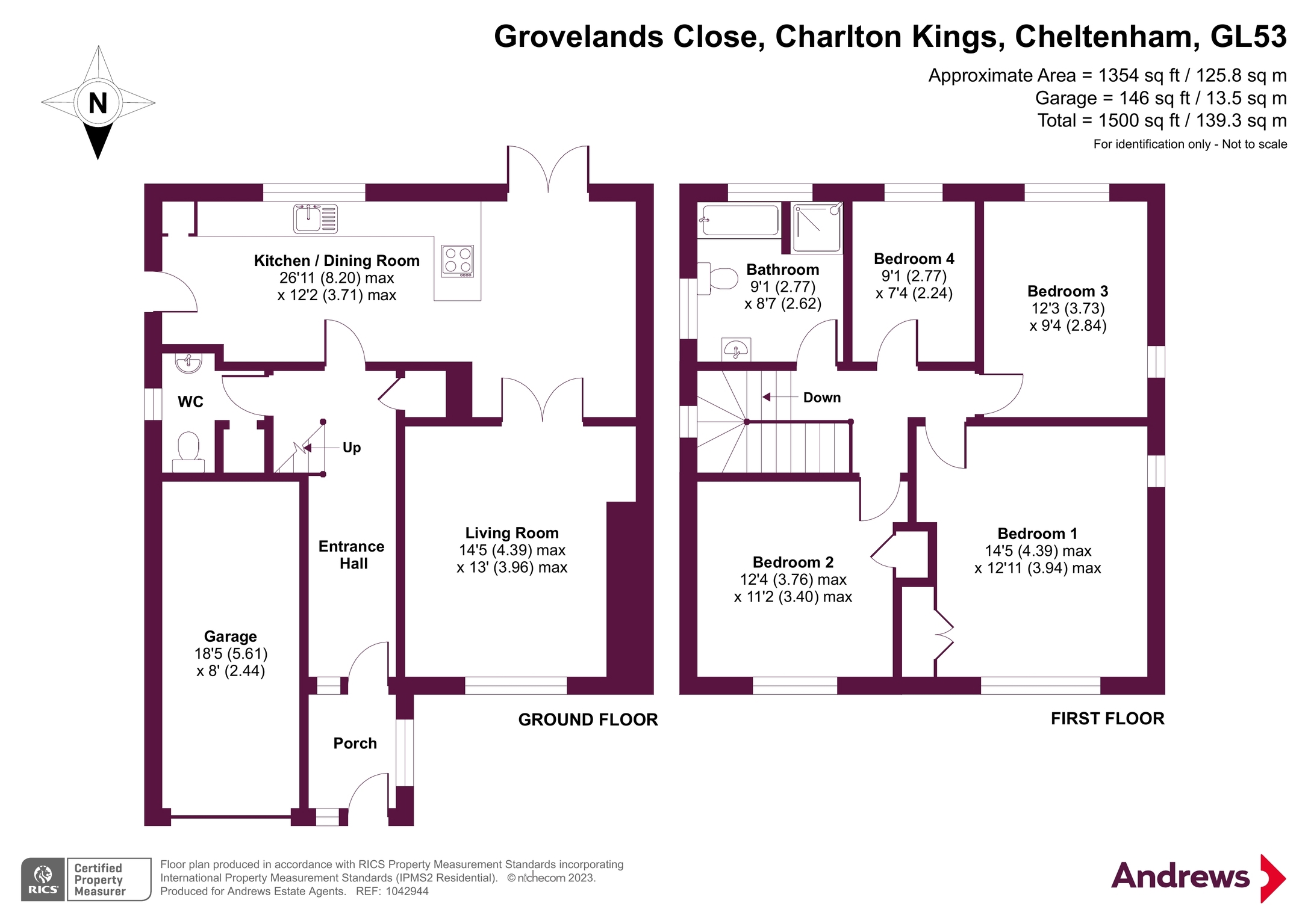 Grovelands Close, Charlton Kings, Cheltenham, Gloucestershire GL53, 4 bedroom detached house for
