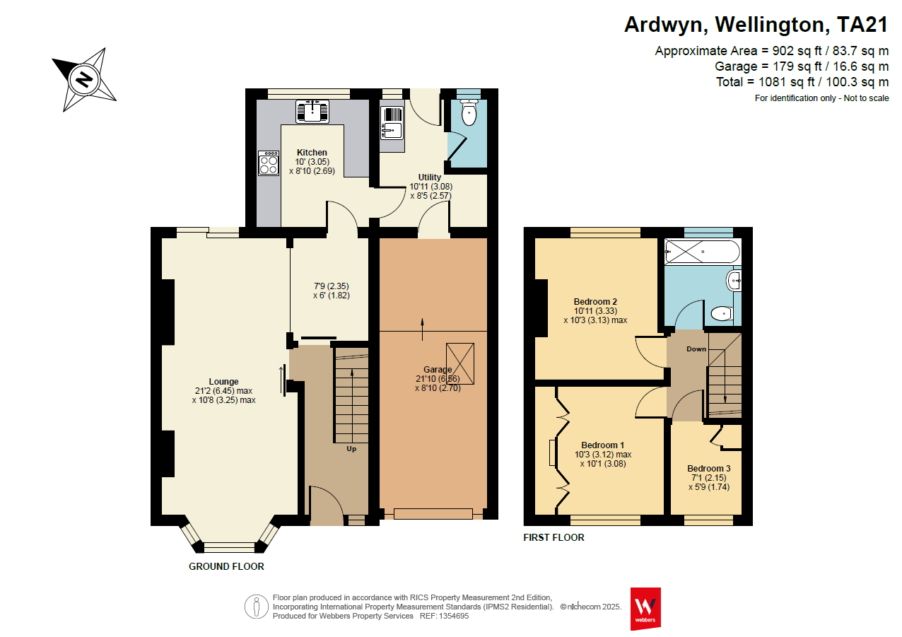 12 Ardwyn, Wellington Somerset, Somerset floorplan
