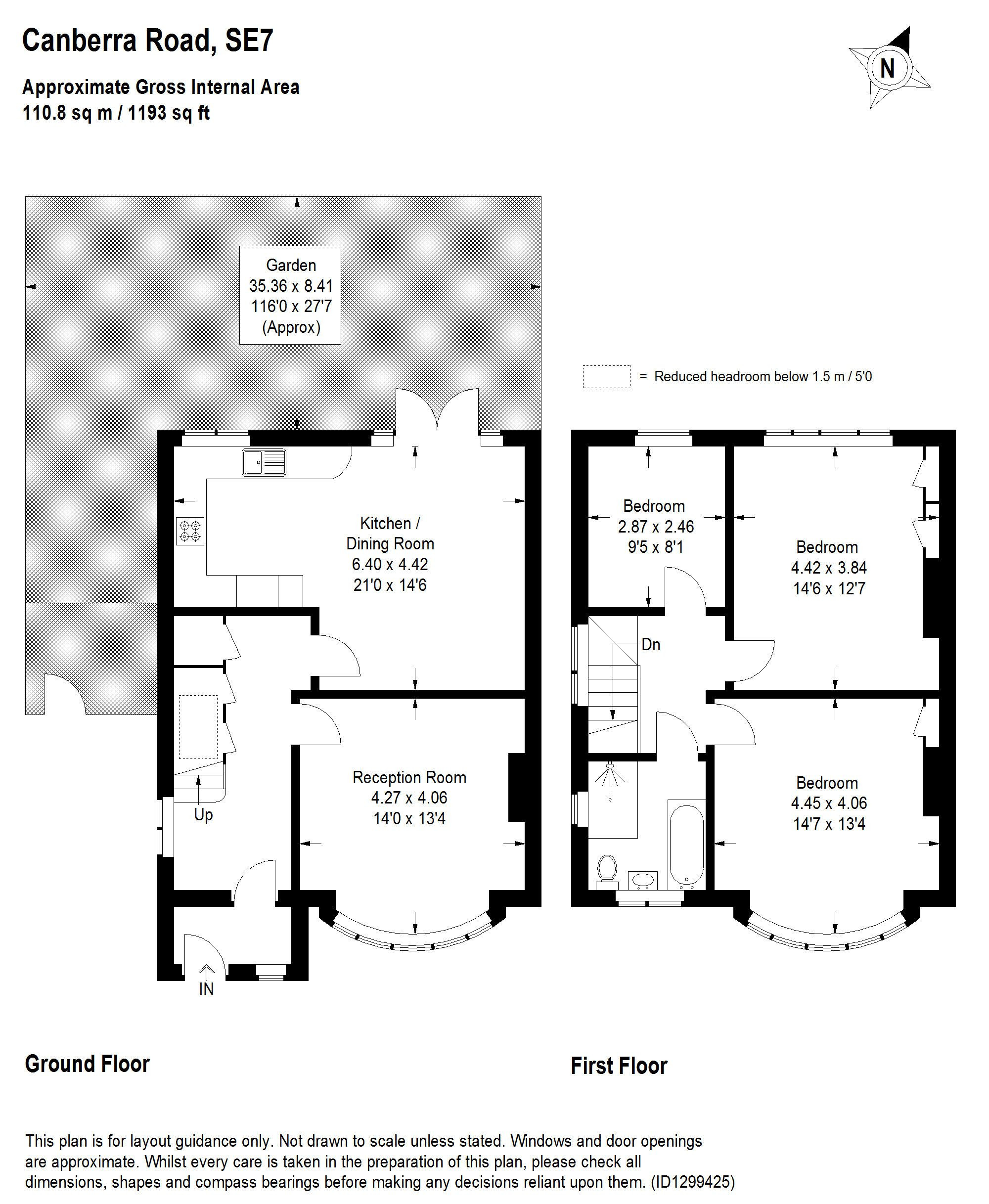 23, Canberra Road, London floorplan