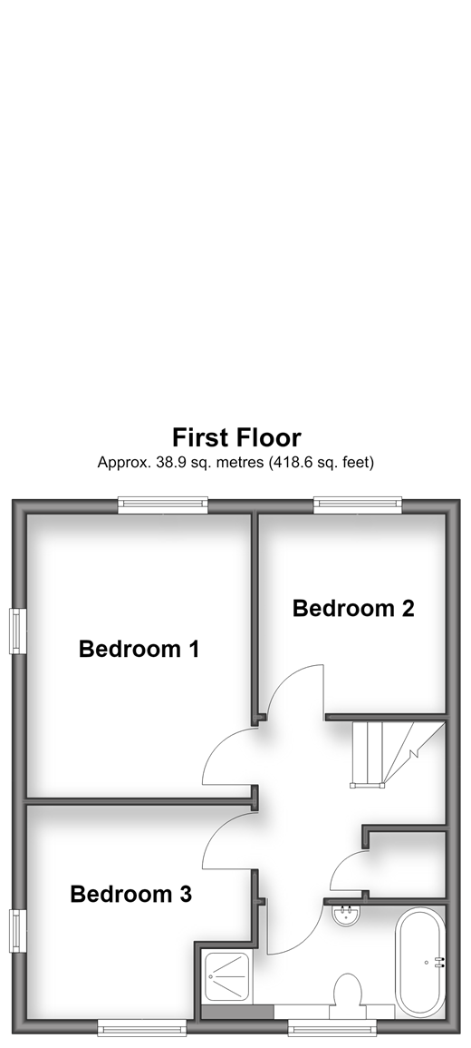 Prinys Drive Wigmore, Gillingham floorplan