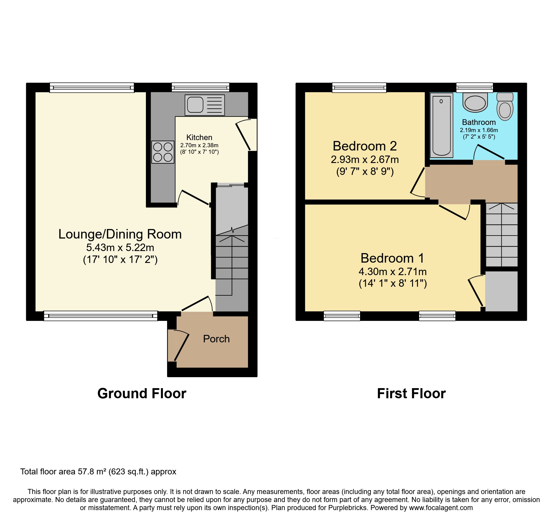 20, Buckingham Crescent, Telford floorplan