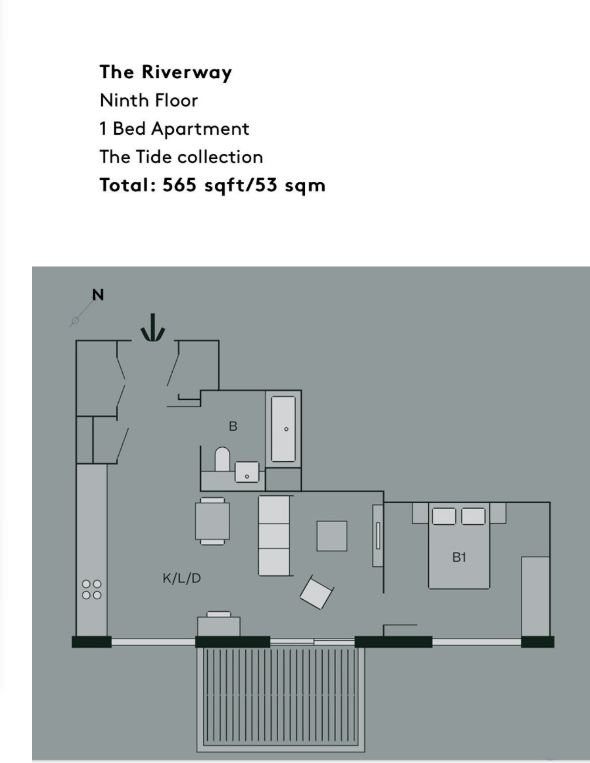 Pilot Walk, Greenwich floorplan
