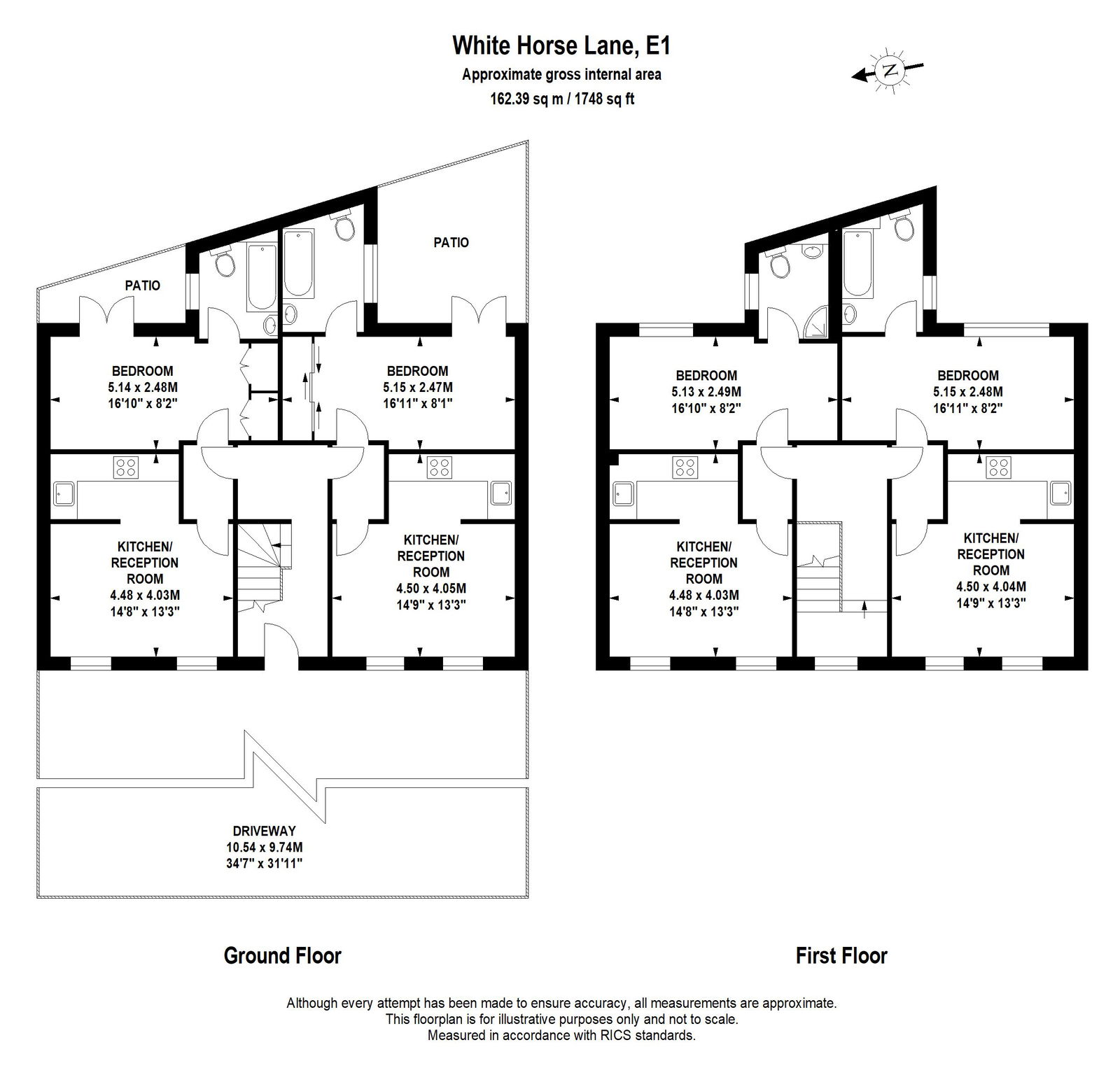 23, White Horse Lane, London floorplan