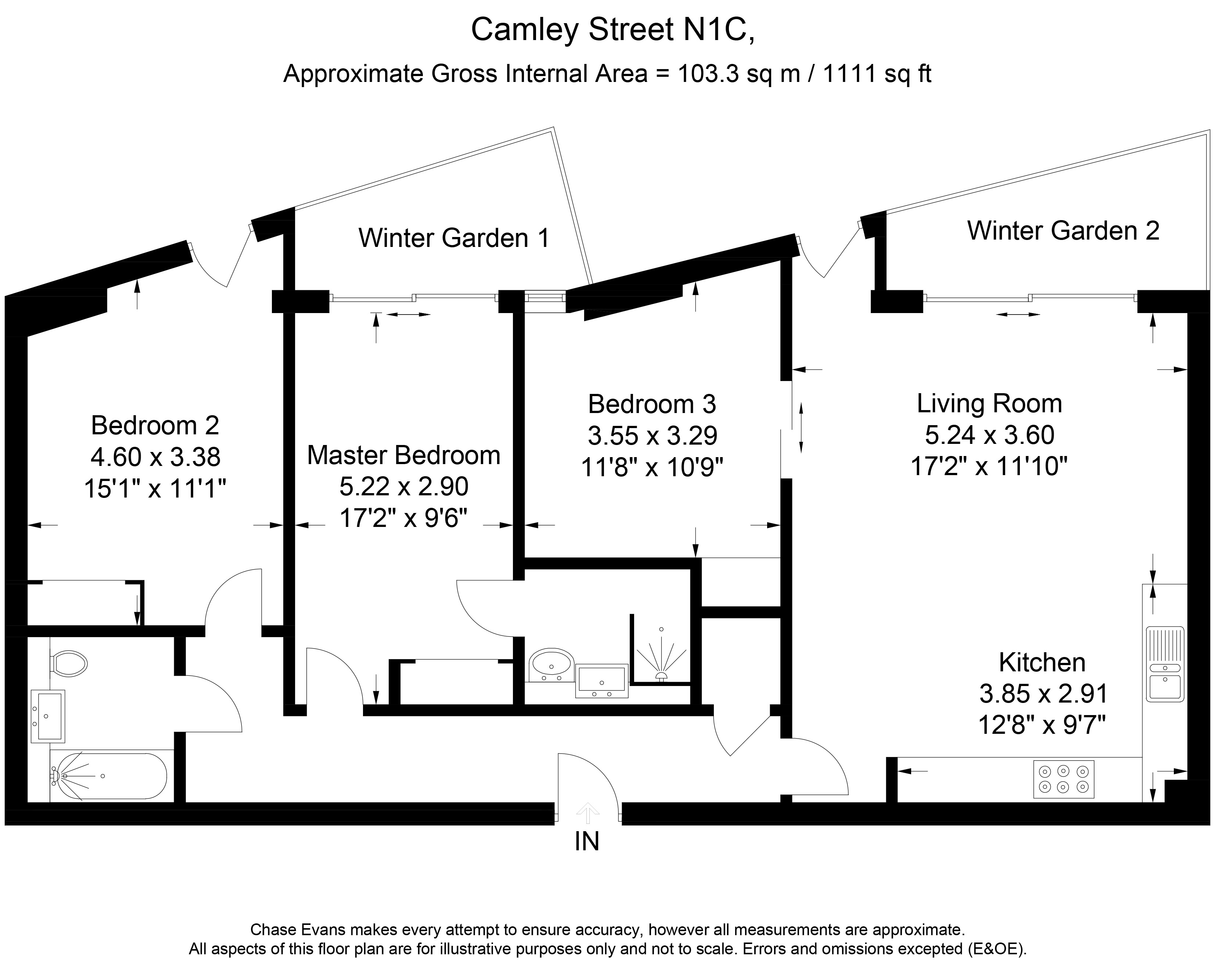 3 Bedrooms Flat to rent in Onyx Apartments, Camley Street, King's Cross N1C