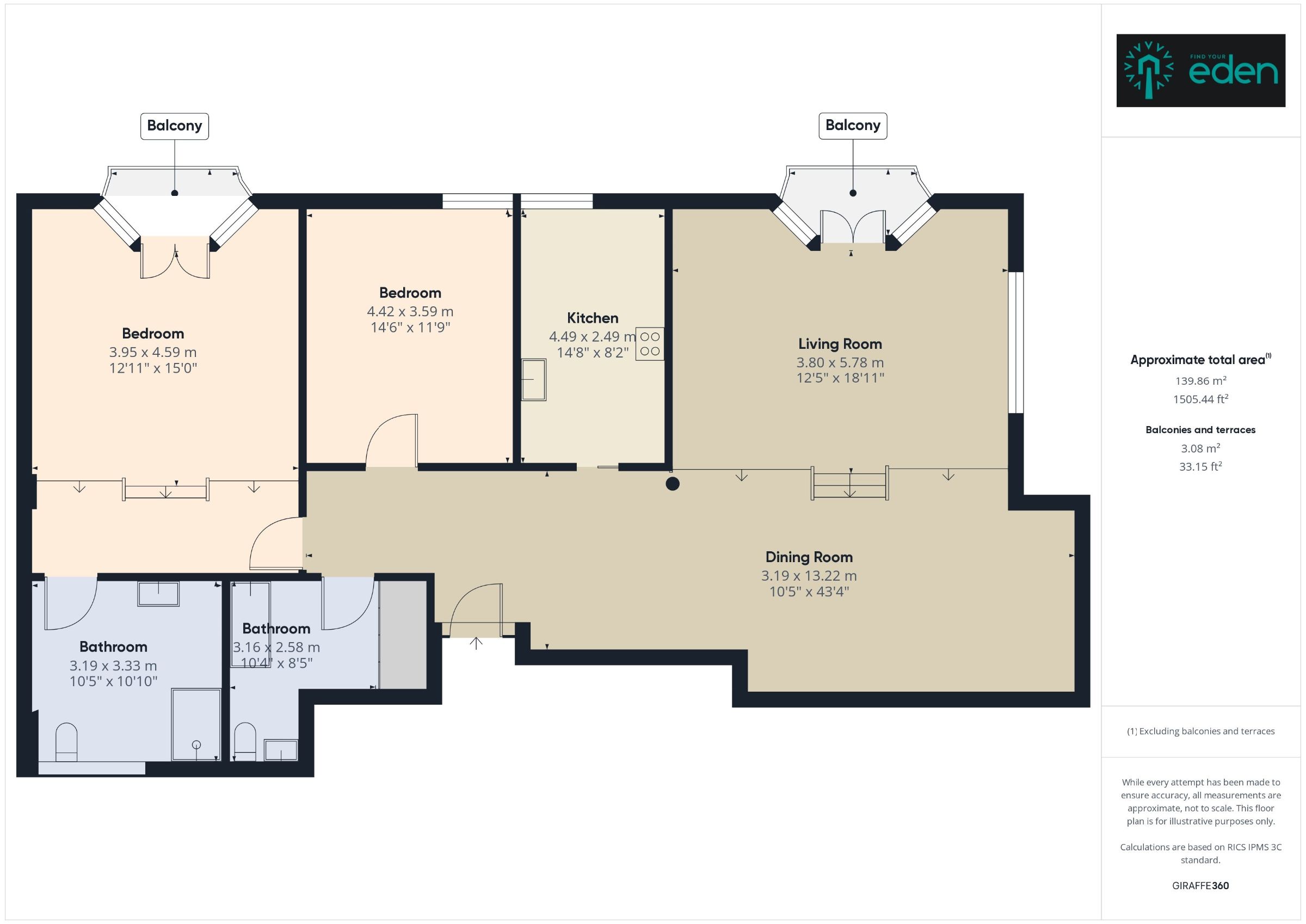 Apt 64, West Quay, Liverpool floorplan