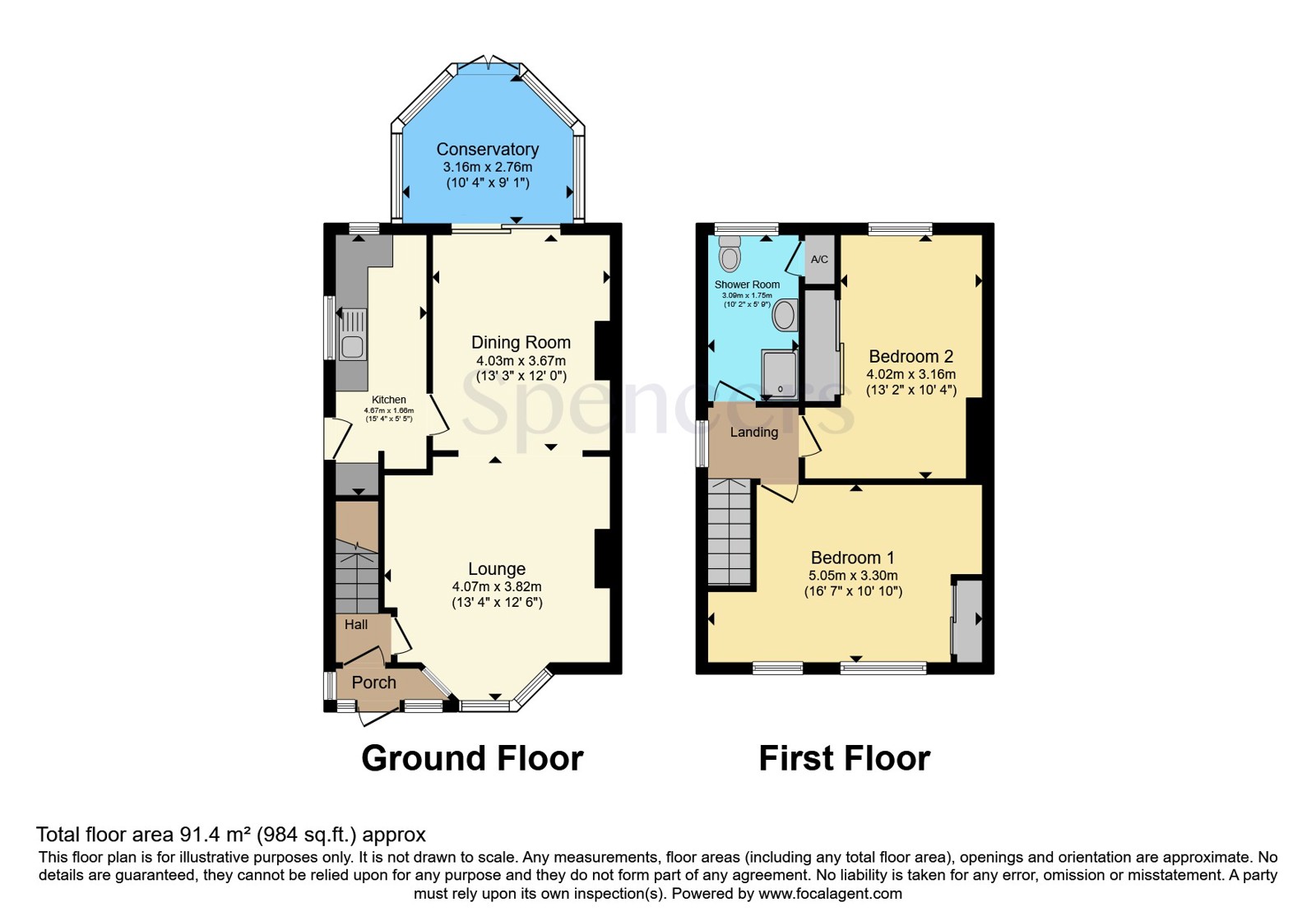 7, Oakleigh Avenue, Leicester floorplan