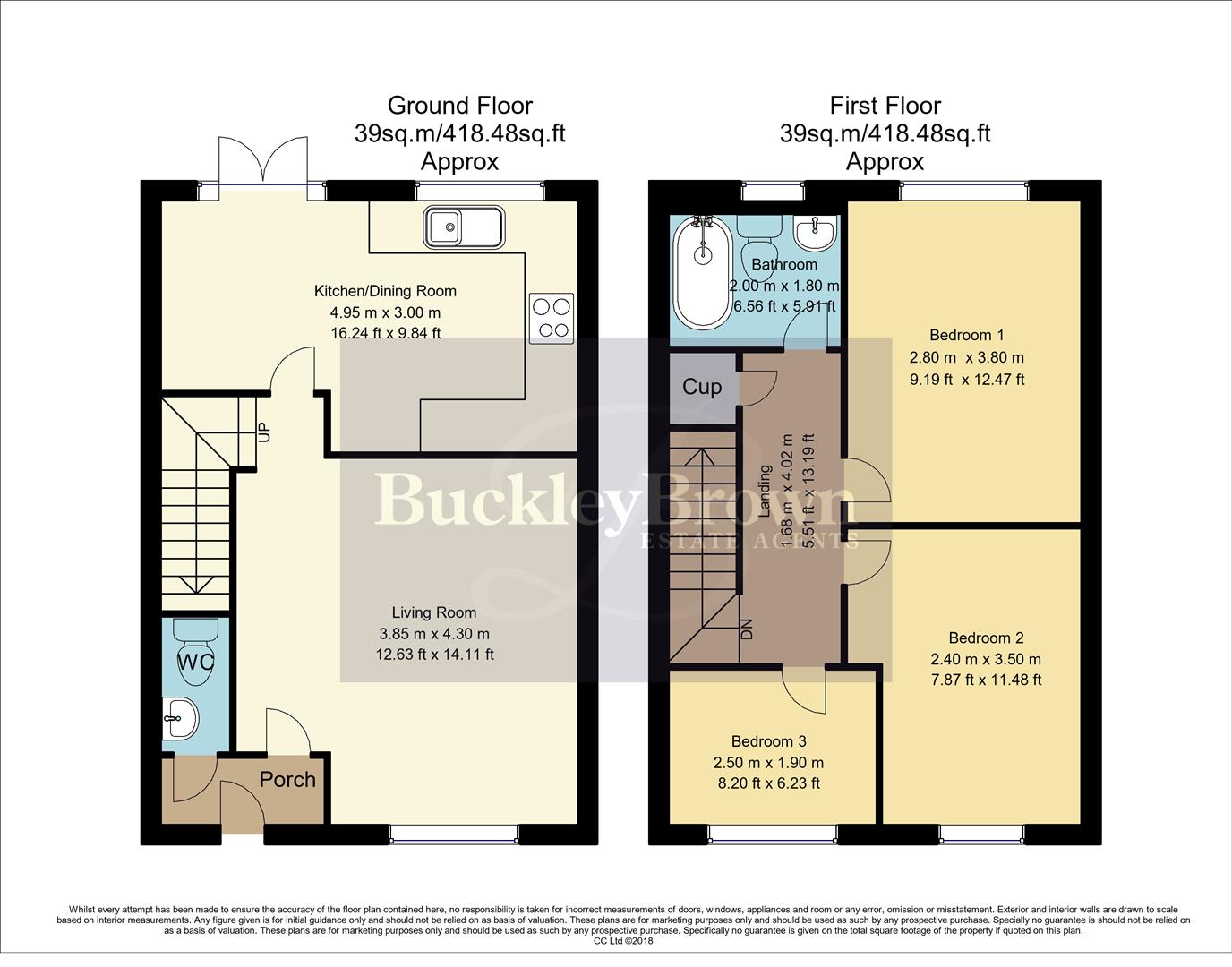 5, Davy Close, Newark floorplan