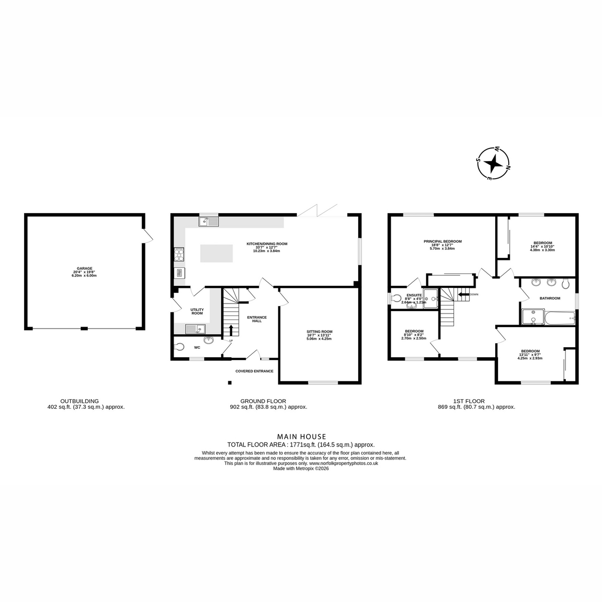 2, Warrens Lane, Attleborough floorplan