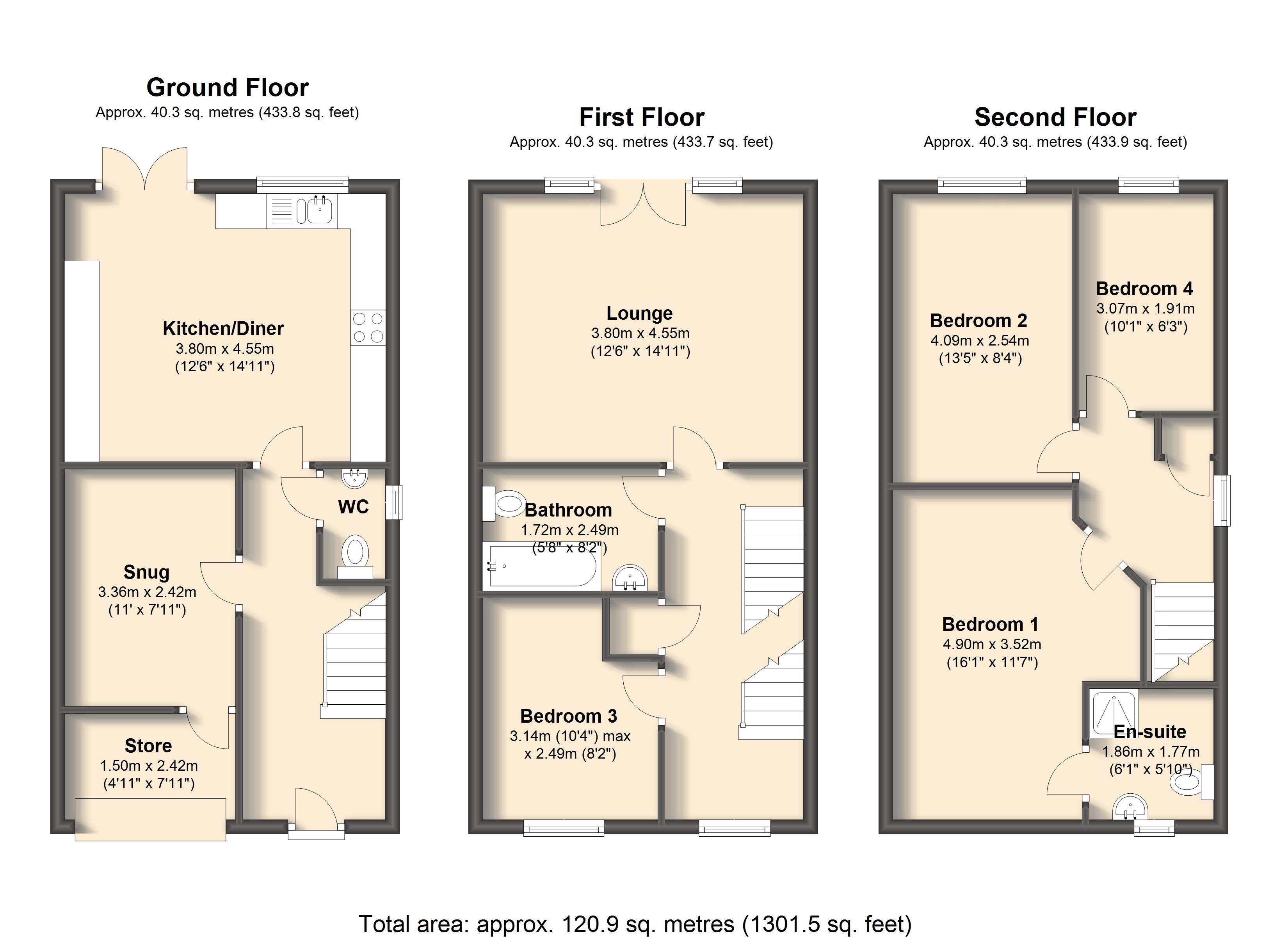 4 Bedrooms Semi-detached house to rent in Myrtle Close, Sheffield S2