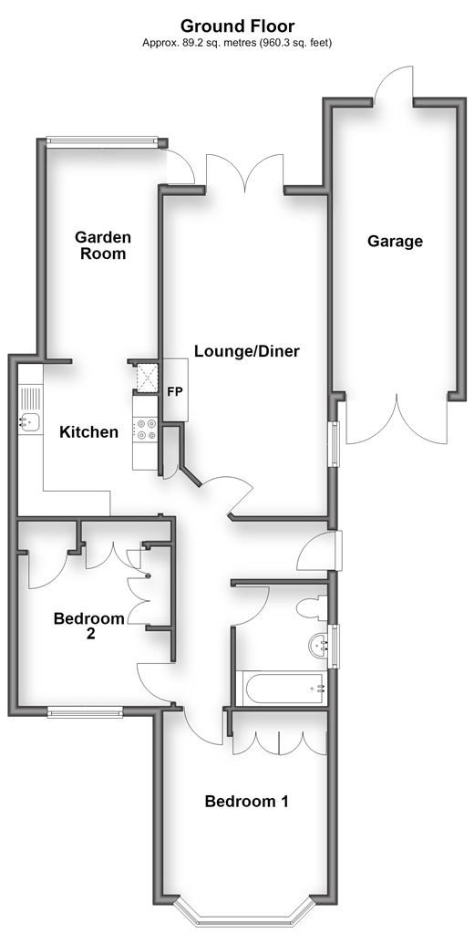 Hill Avenue, Wickford floorplan