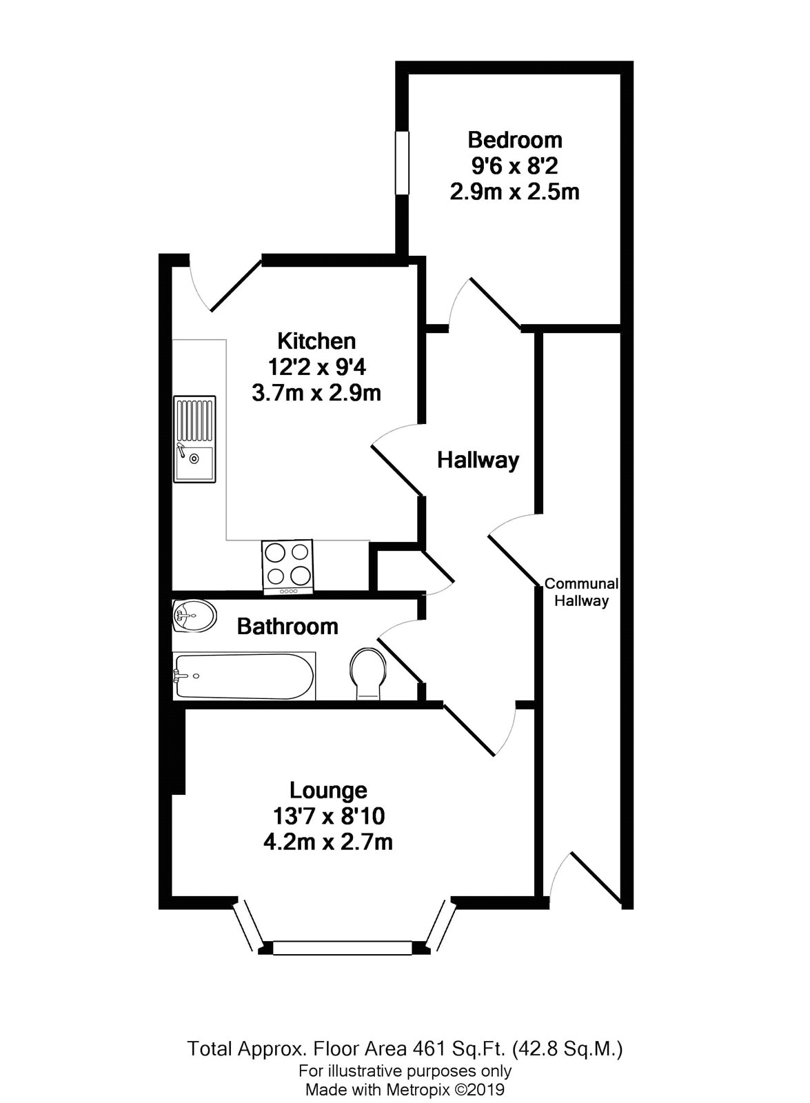 1 Bedrooms Flat for sale in Freemantle Road, Bristol BS5