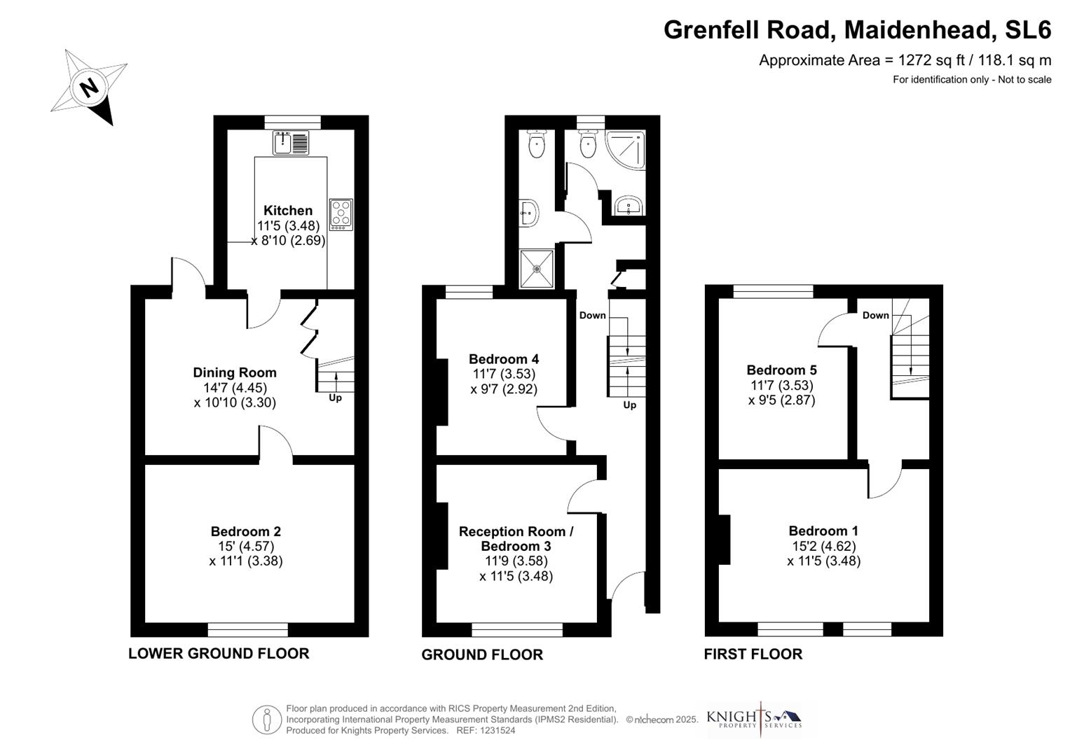 85, Grenfell Road, Maidenhead floorplan