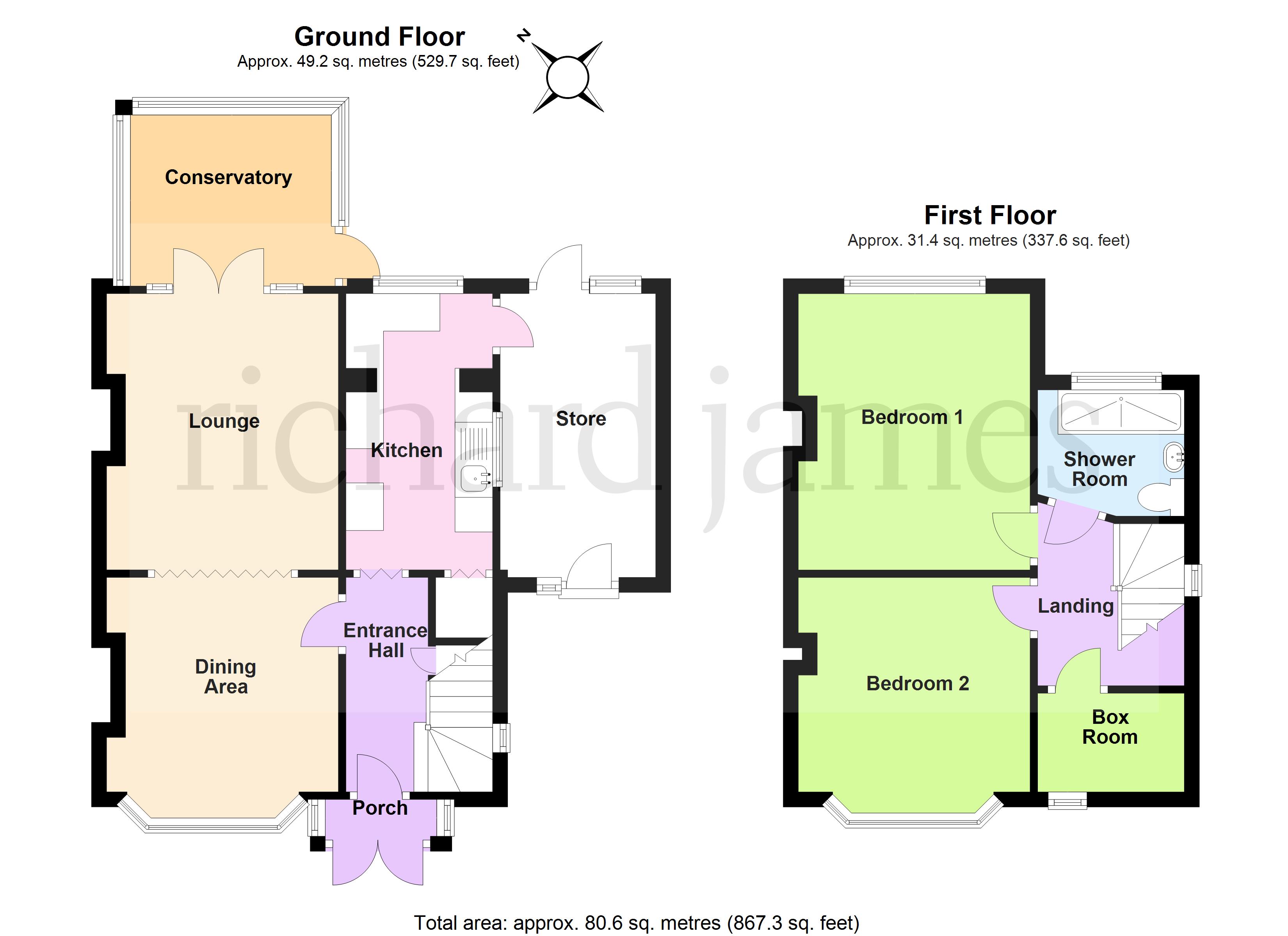30, Rose Avenue, Rushden floorplan