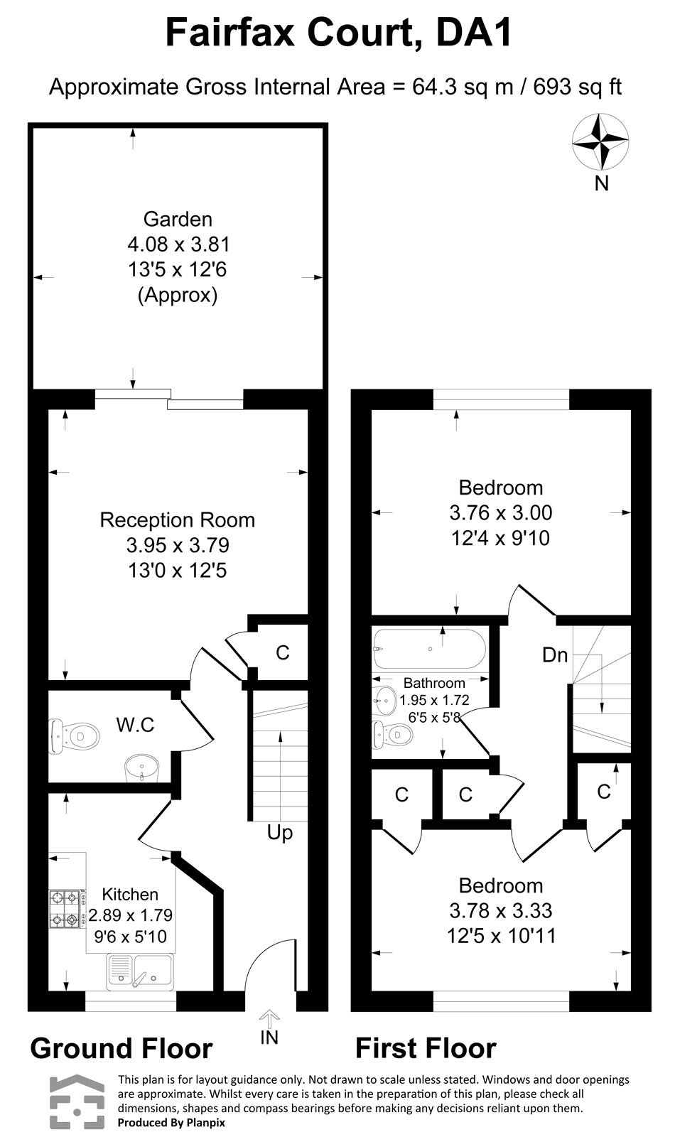 2, Fairfax Court, Kent floorplan