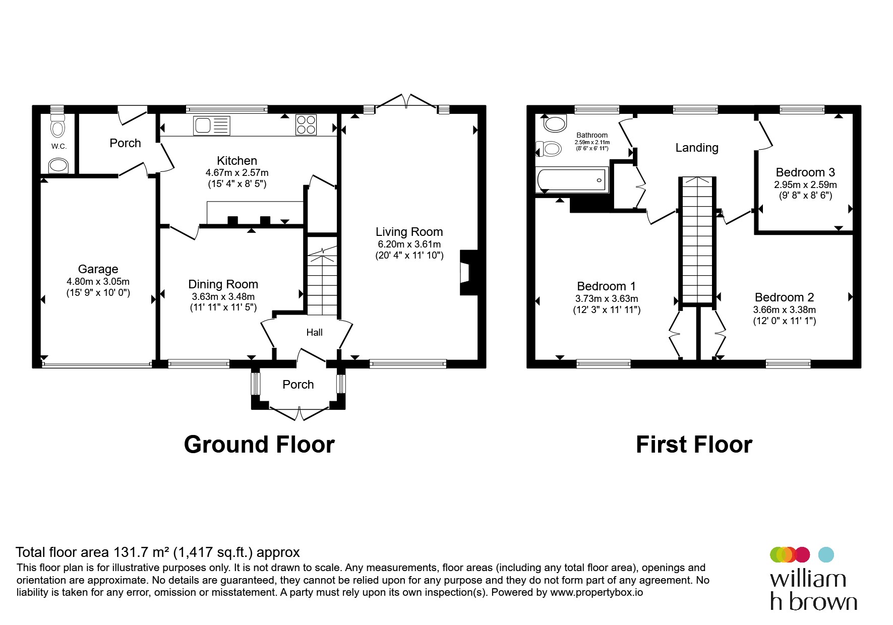 52, Hall Lane, King's Lynn floorplan