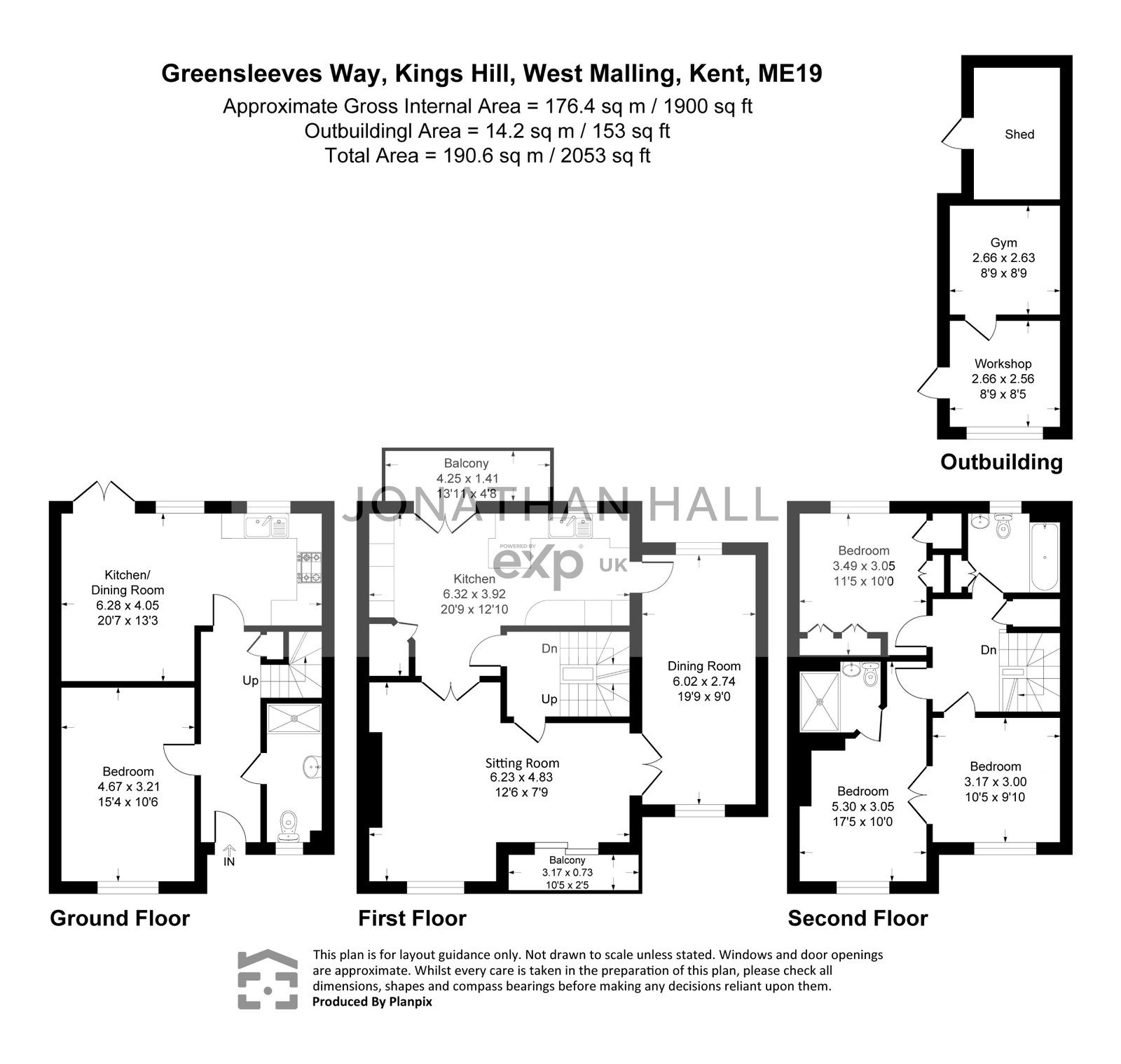 4, Greensleeves Way, West Malling floorplan