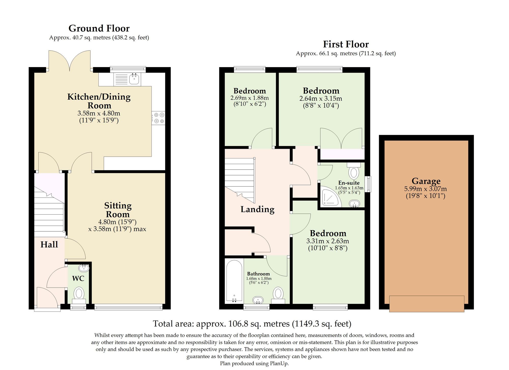 34 Robin Avenue, Harleston floorplan