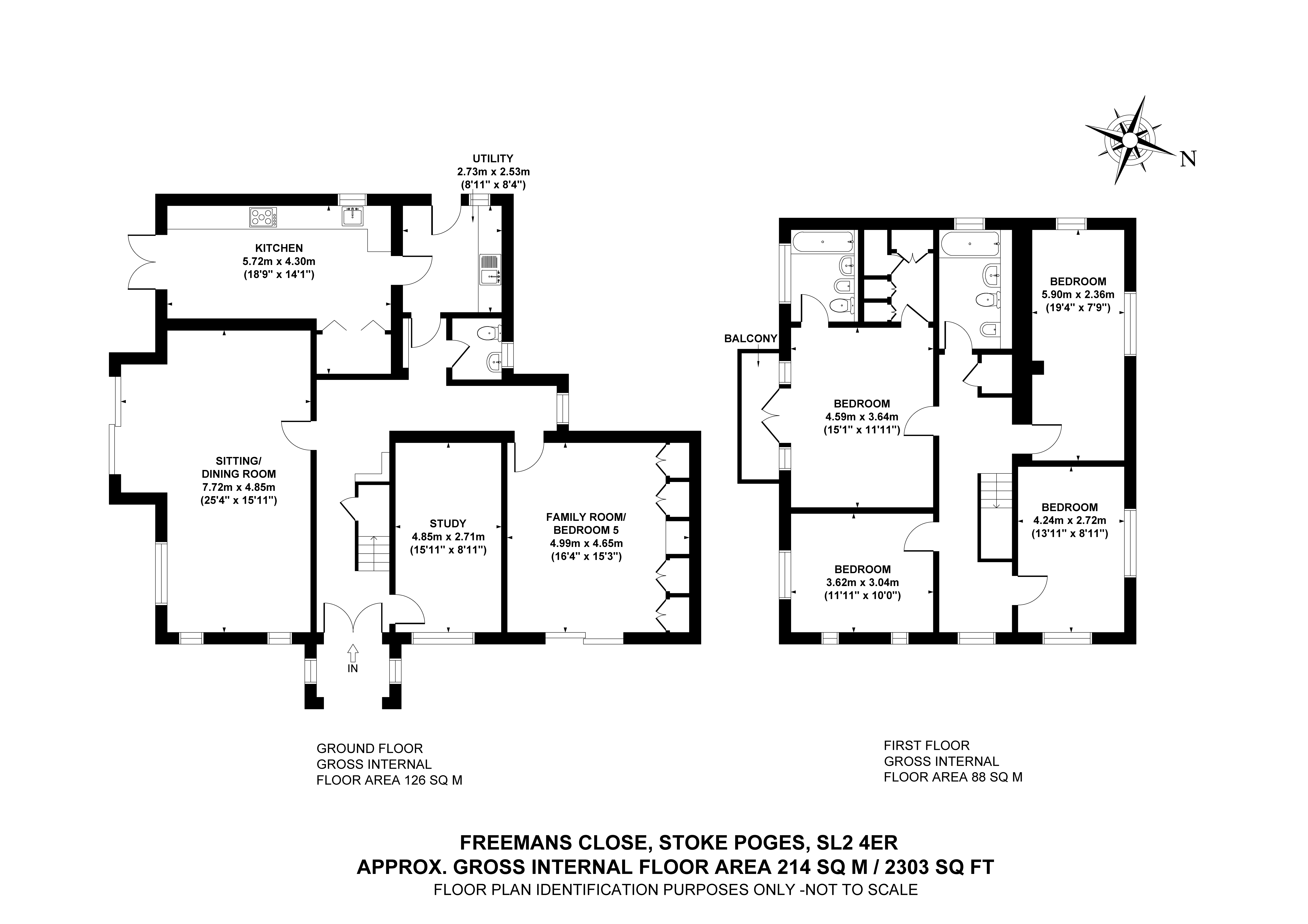 Freemans Close, Stoke Poges, Slough SL2, 4 bedroom detached house for