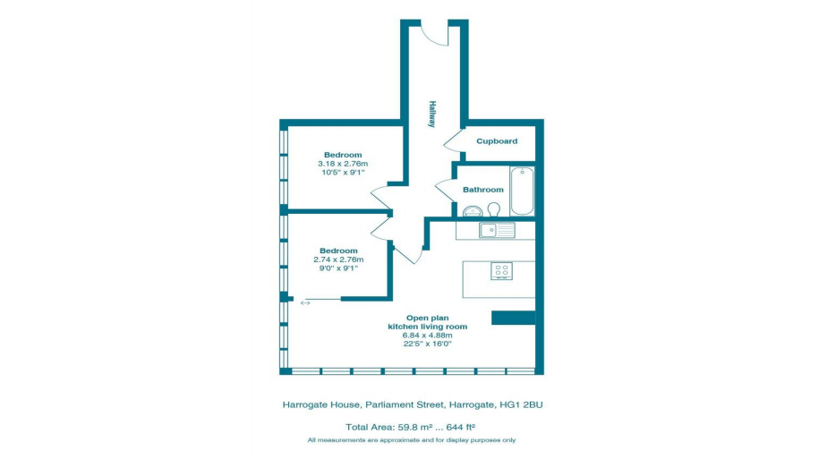 Parliament Street, Harrogate floorplan