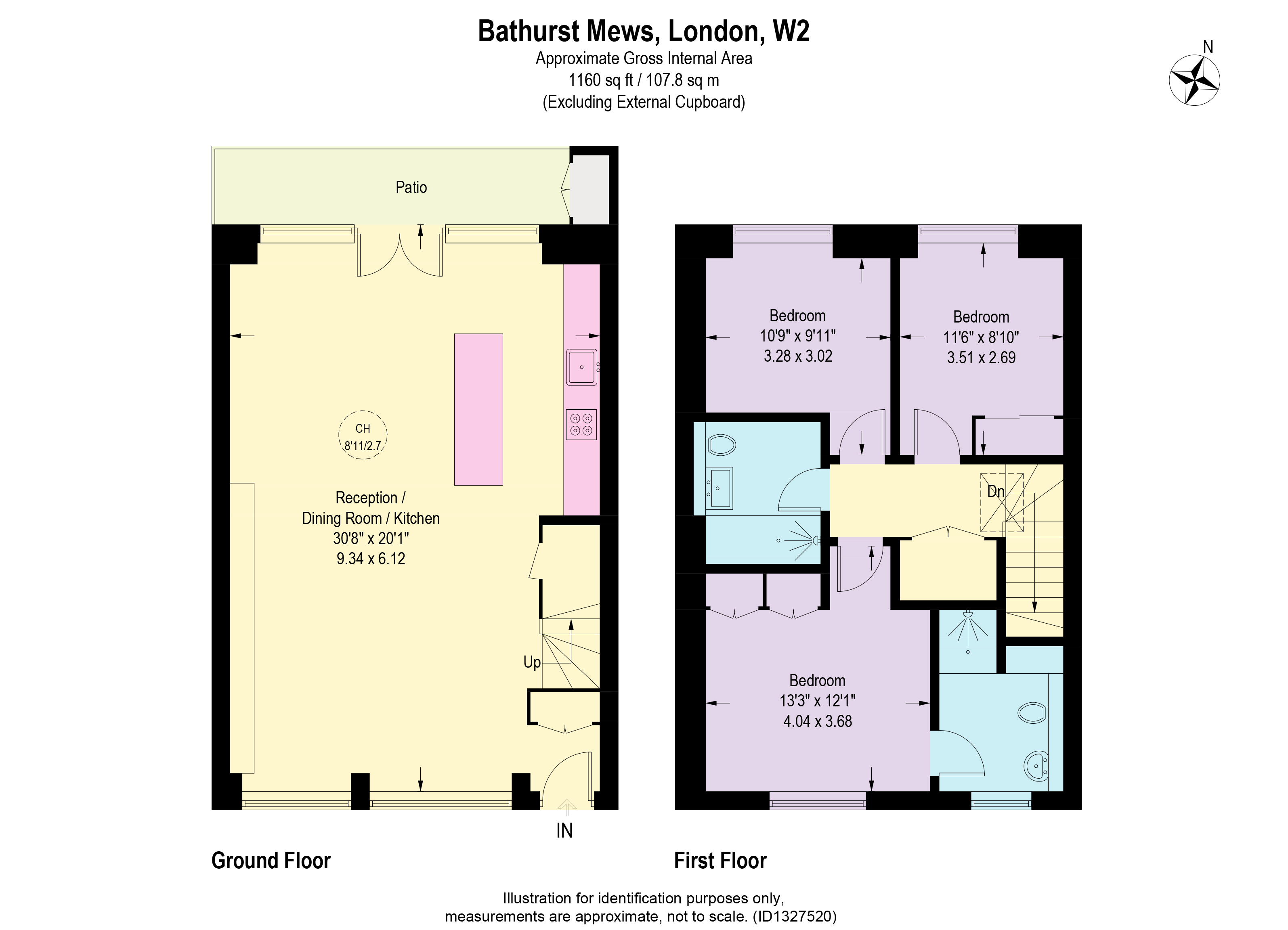 24, Bathurst Mews, London floorplan