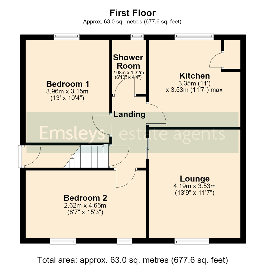90, Wood Lane, Leeds floorplan