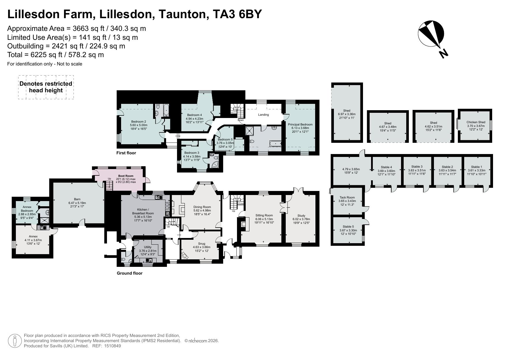 Lillesdon Farm,, Lillesdon, Somerset floorplan