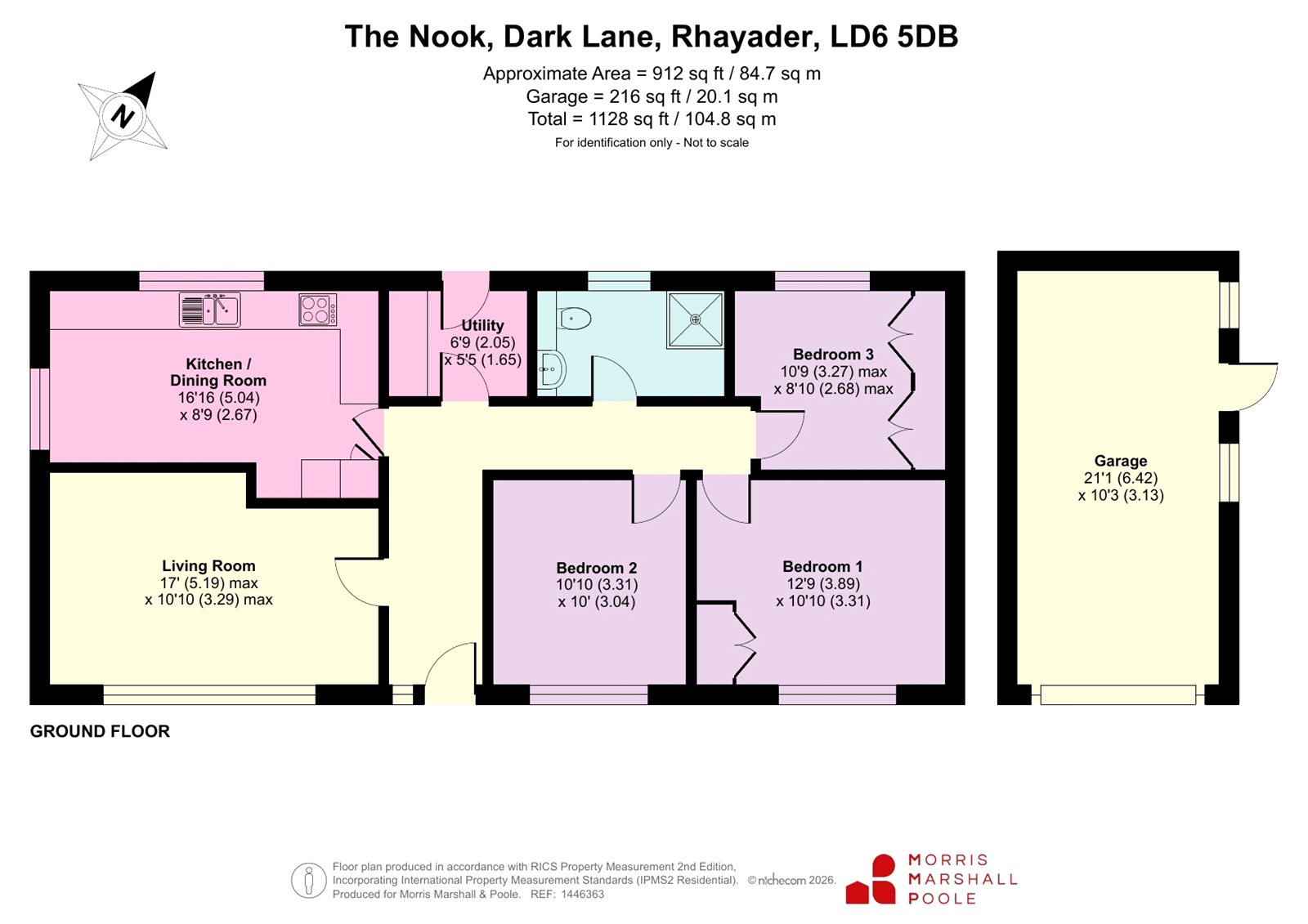 The Nook,, Dark Lane, Powys floorplan